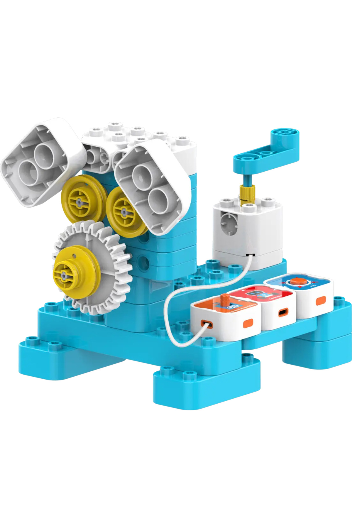 بازی آموزشی کدگذاری A1 برای کودکان - ربات بلوکی STEM با کنترلر مغناطیسی (سنین ۳ تا ۶ سال)
