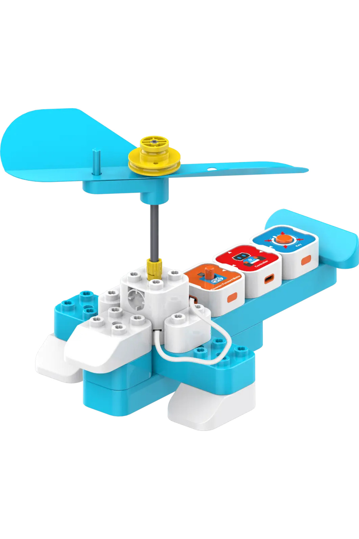 بازی آموزشی کدگذاری A1 برای کودکان - ربات بلوکی STEM با کنترلر مغناطیسی (سنین ۳ تا ۶ سال)