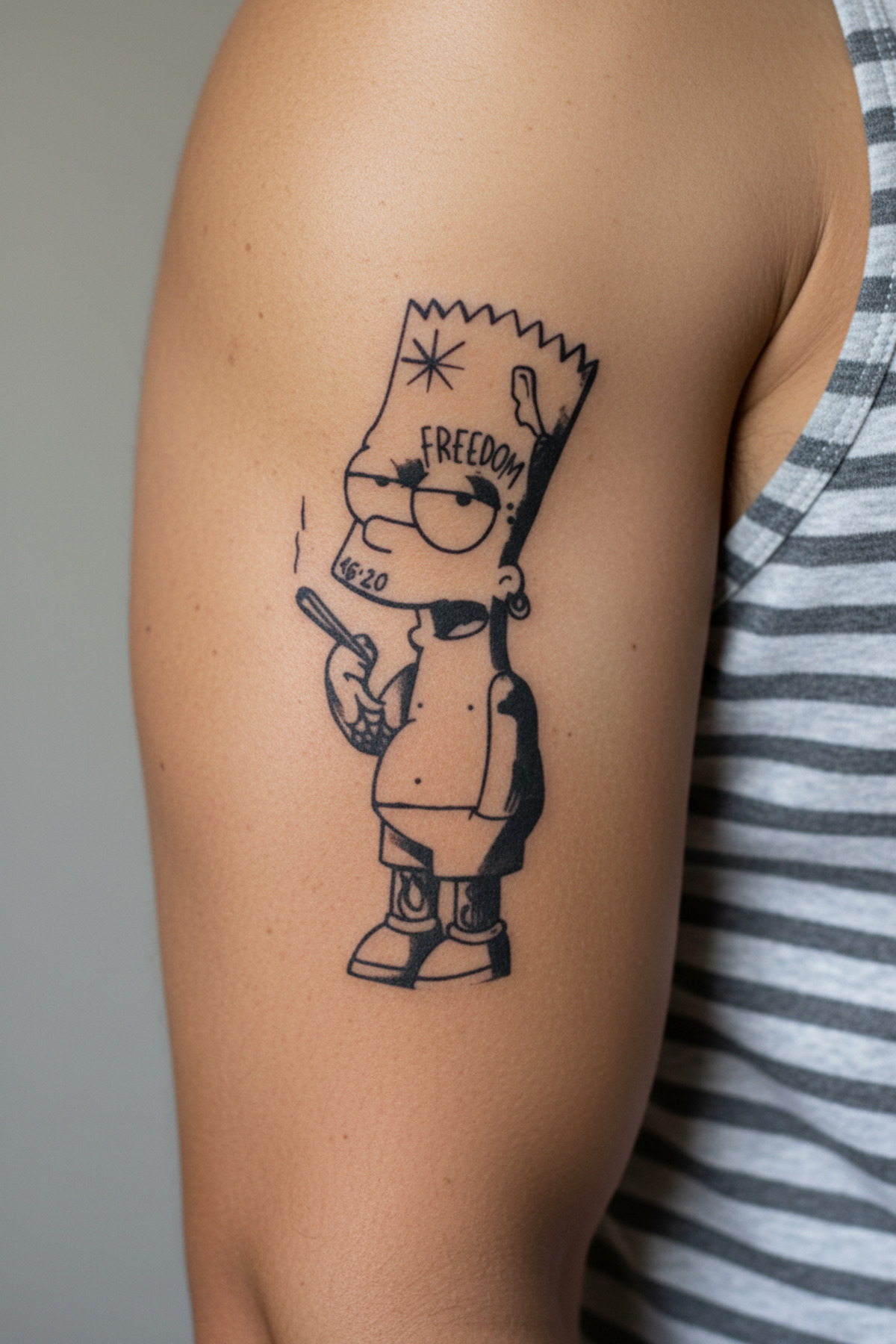 Lavmi Serseri2 18x11 cm Yarı Kalıcı Hayalet Geçici Dövme Yapıştırma Dövme