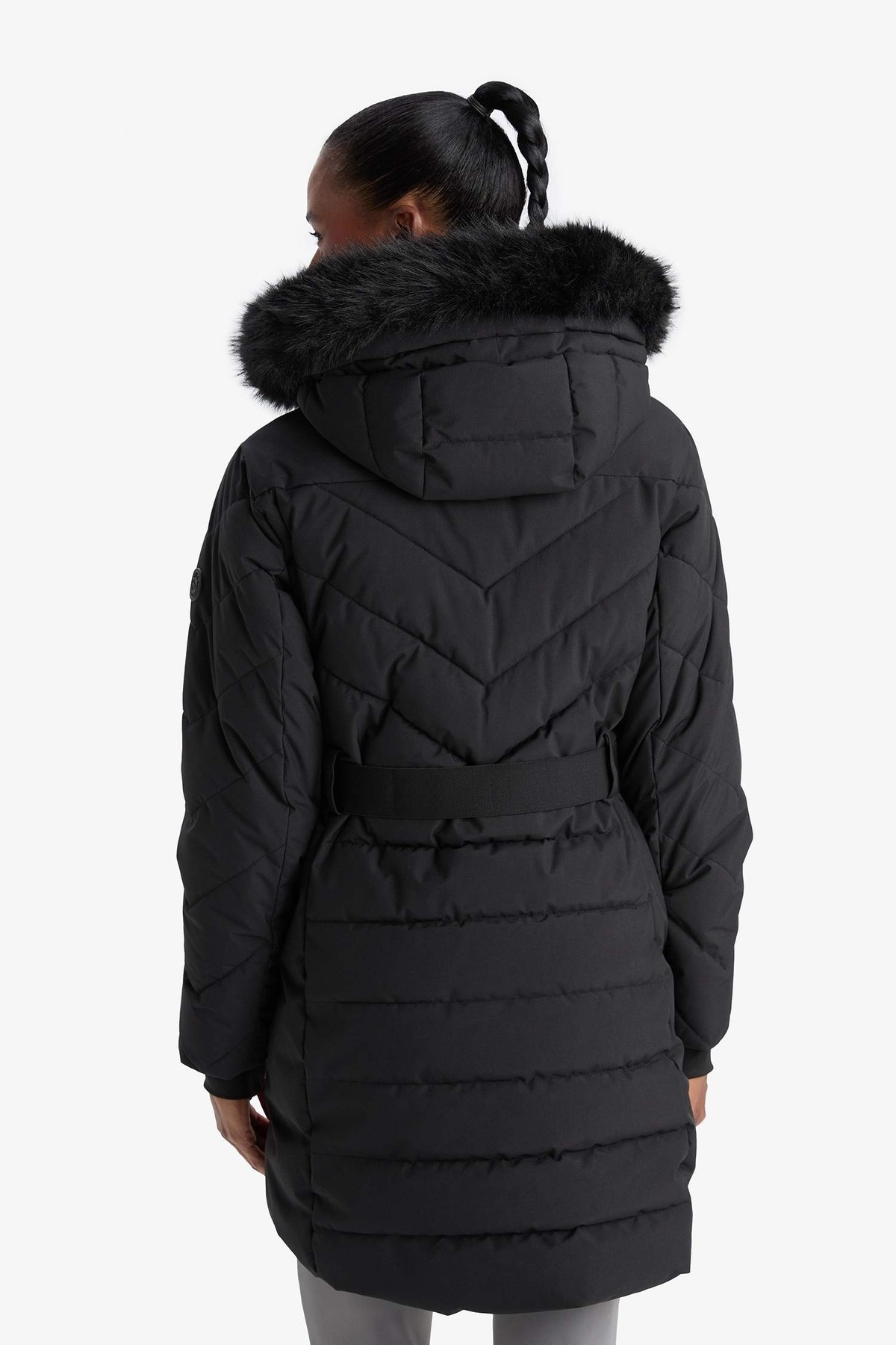 Defacto Water Repellent Regular Fit Hooded Parka Coat C8505Ax25Wn