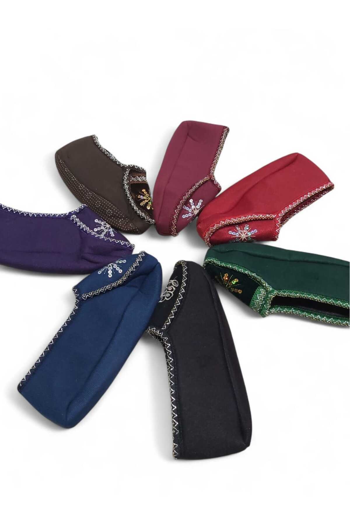 RedPlay Kadın Patik Ev Ayakkabısı Hediyelik Çeyizlik Misafirlik Günlük Çetik