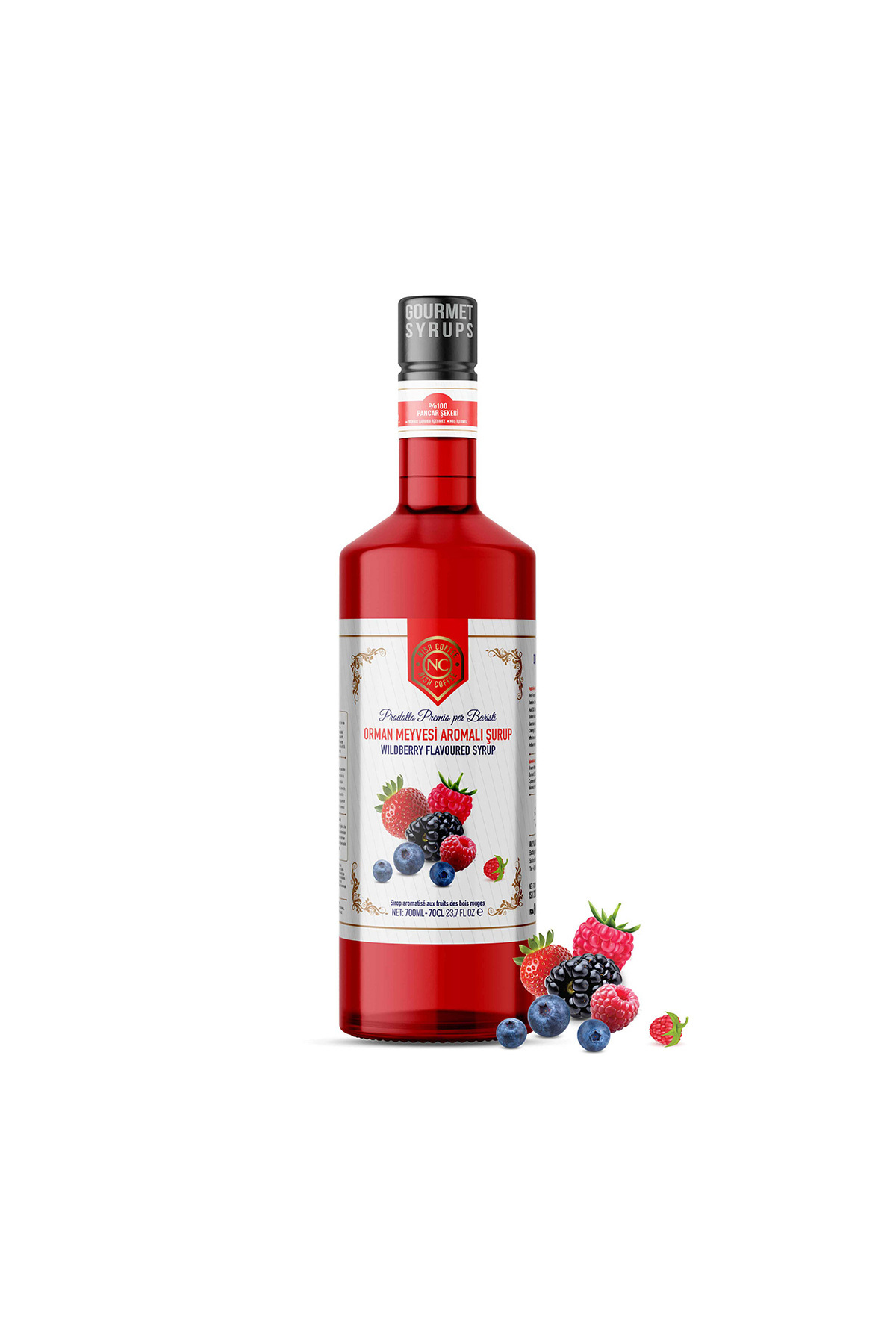 Nish Coffee Nish Orman Meyvesi Aromalı Şurup 700 ML - P