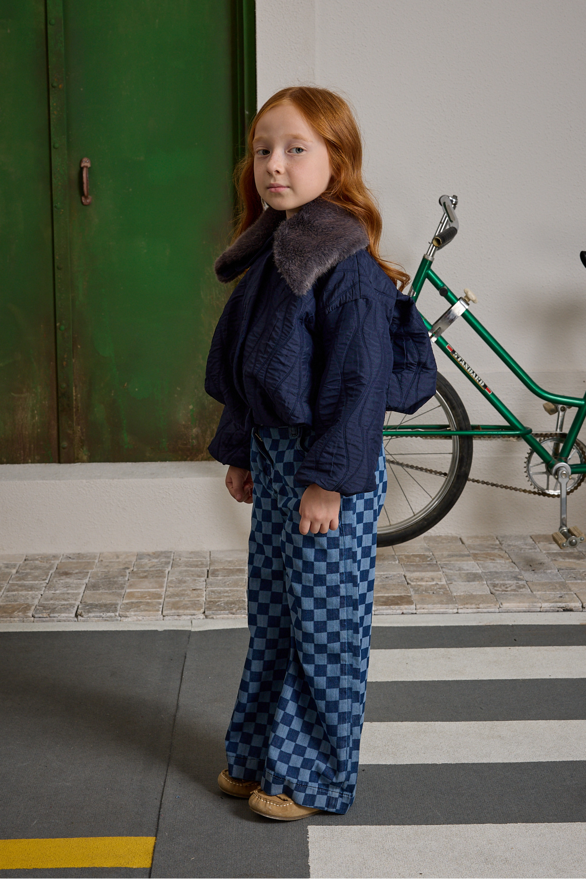 Fahhar Kids Çıkarılabilir Kürk Yakalı Mont Lacivert fotoğrafı 2 (önizleme)