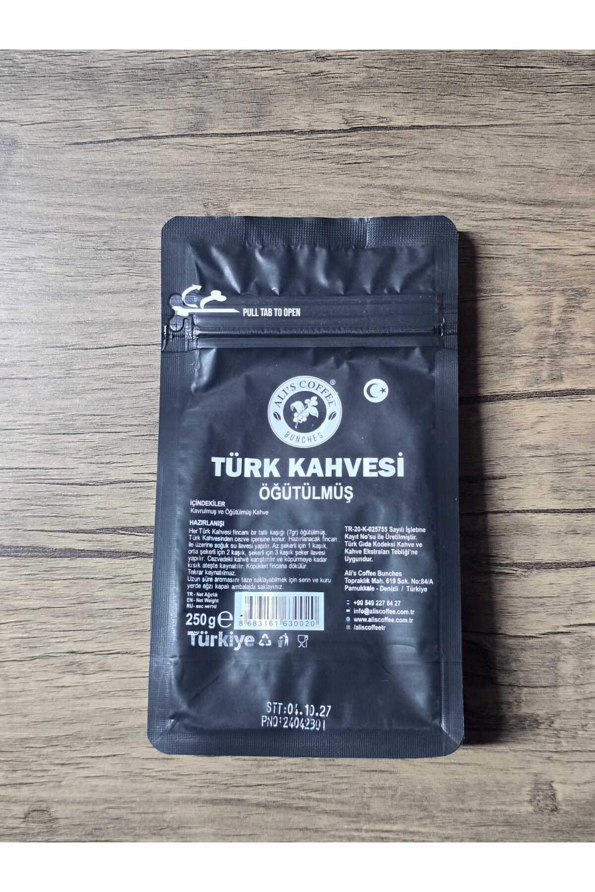 Alis 250 GR ÖĞÜTÜLMÜŞ TÜRK KAHVESİ