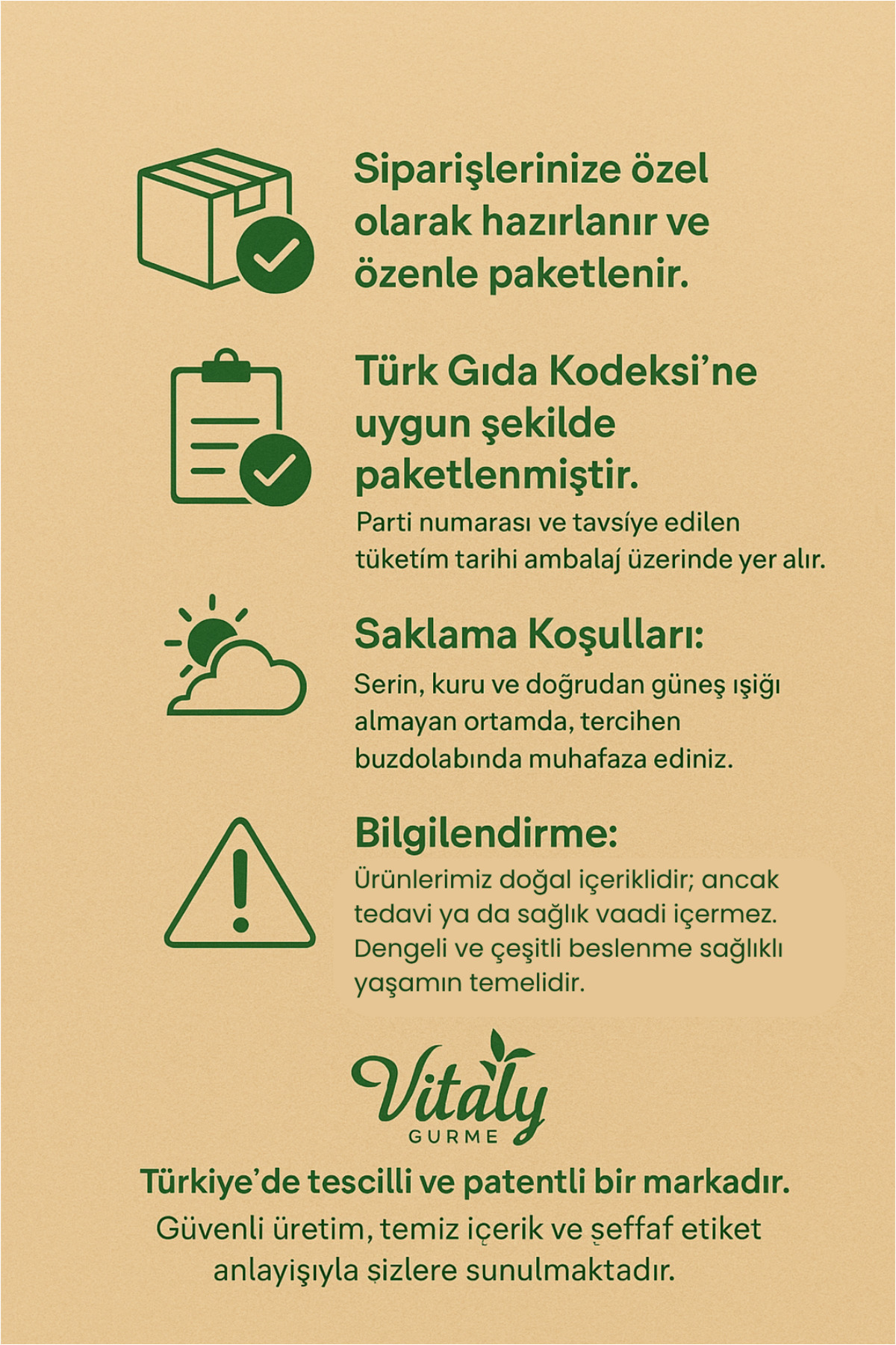 Vitaly Gurme Bebek Ek Gıda Seti - Irmik Pirinç Unu Tam Buğday Unu Yulaf Unu Keçiboynuzu Unu Buğday Ruşeymi fotoğrafı 2 (önizleme)