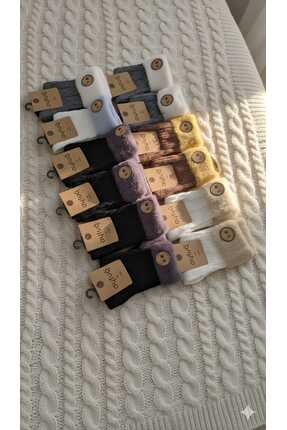 Aytuğ BAMBU - PAMUK KATLAMALI KADIN SOKET ÇORABI; DİKİŞSİZ; KIŞLIK ; 36-40 NU...