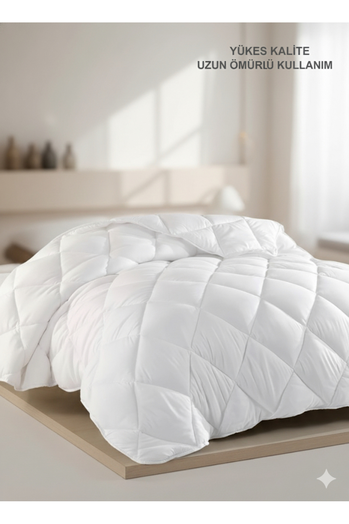 Uçkan home Çift kişilik Silikon dolgulu pamuk yorgan