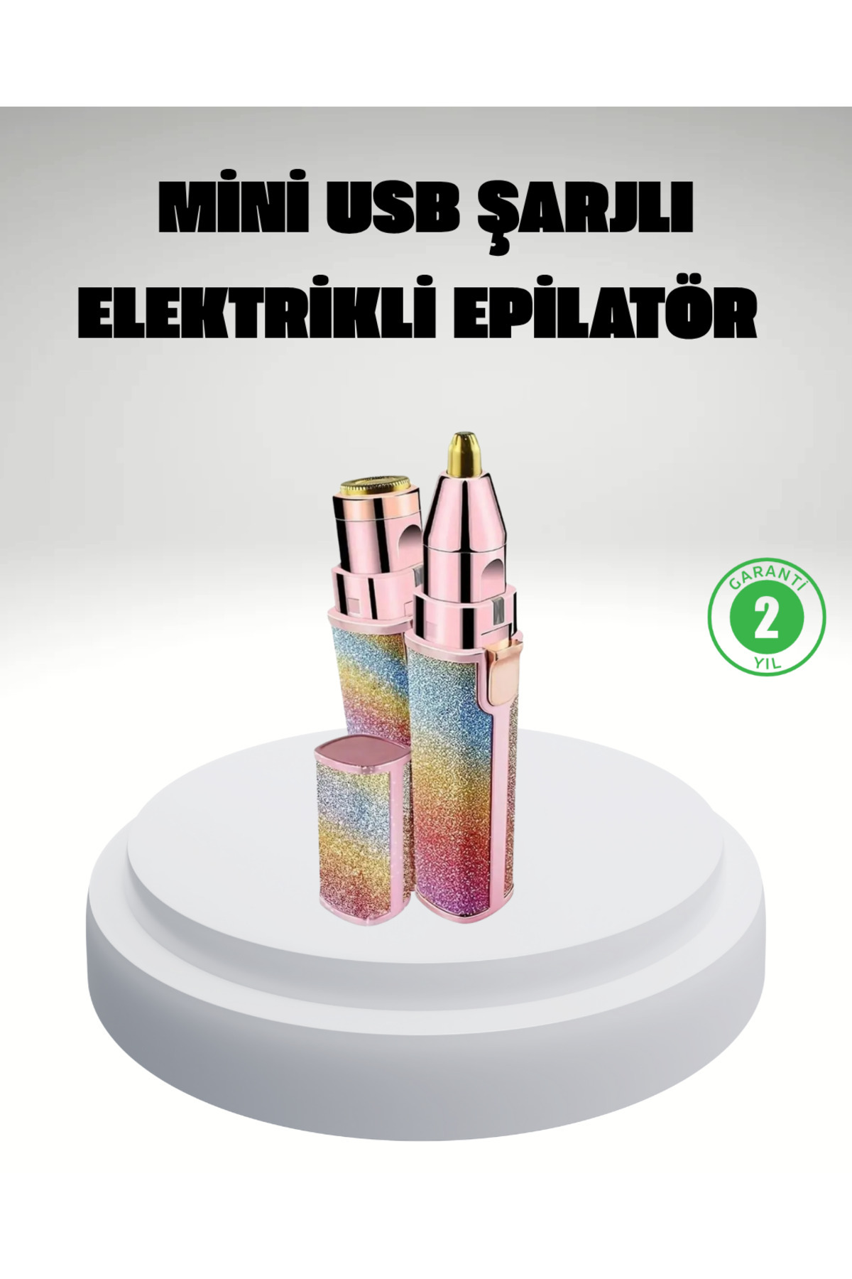 Boskord Şarjlı Mini Yüz ve Kaş Epilatörü – Ağrısız ve Hassas Temizlik