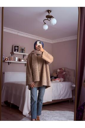SA Boutique Kuşaklı Peluş Ceket