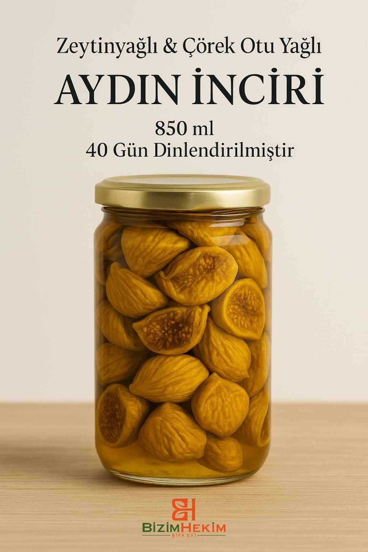 BİZİMHEKİM ŞİFA EVİ Zeytinyağlı Çörek Otu Aydın İnciri 850 ml 40 Gün ...