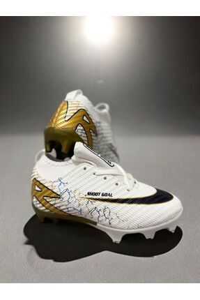 sinmm Erkek Çocuk Krampon Çoraplı Halı Saha Dişli Futbol Spor Ayakkabısı (Bey...