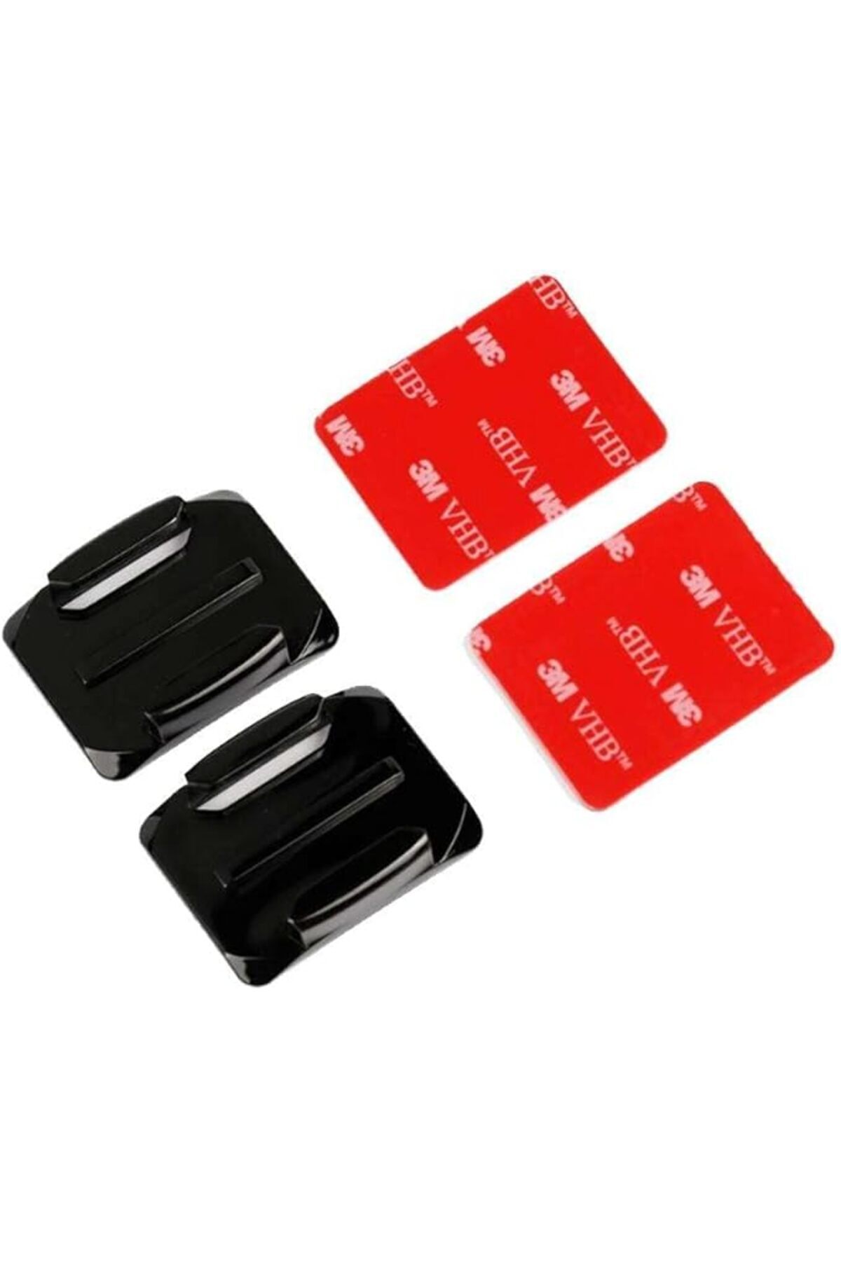 Genel Markalar GoPro Uyumlu 2 Oval Kavisli 3M Yapışkanlı Bağlantı Aparatı