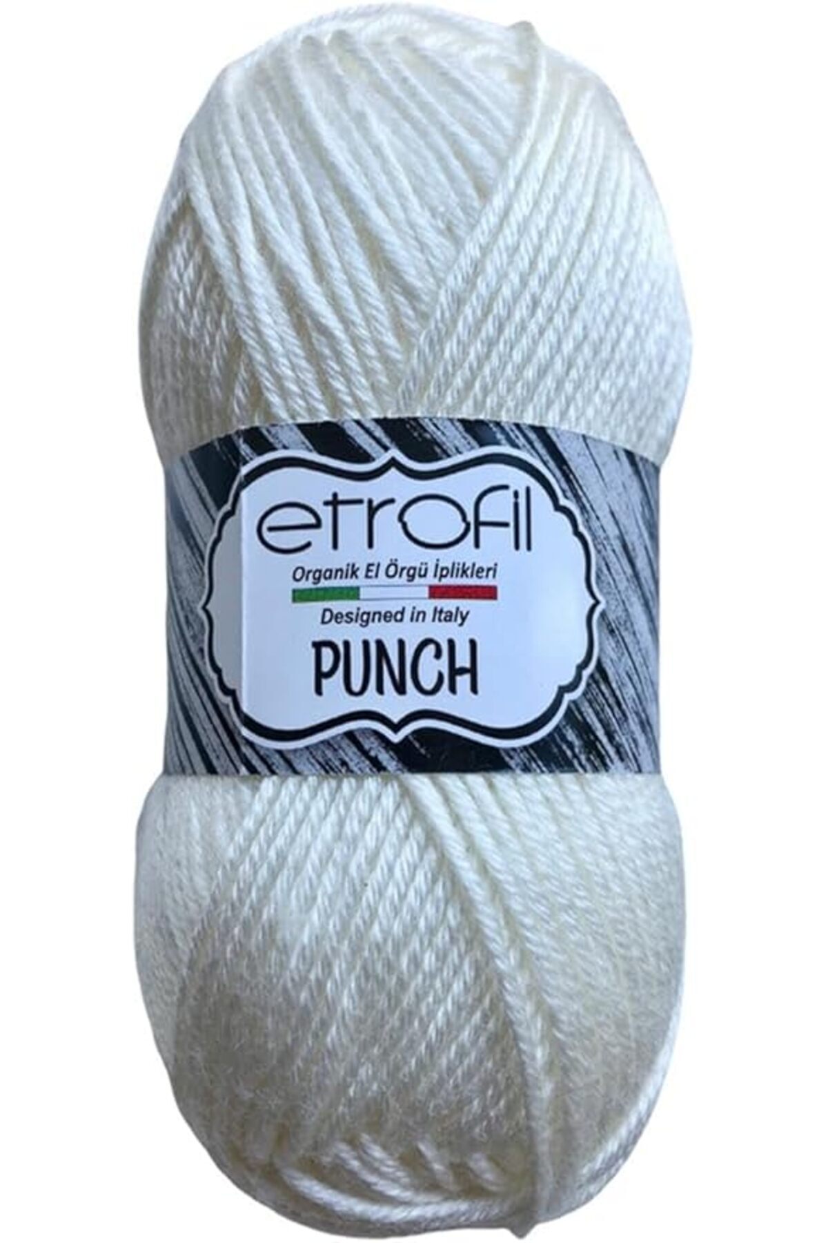 SoyluhanStore Punch El Örgü İpliği 25 gr 71009 Ekru