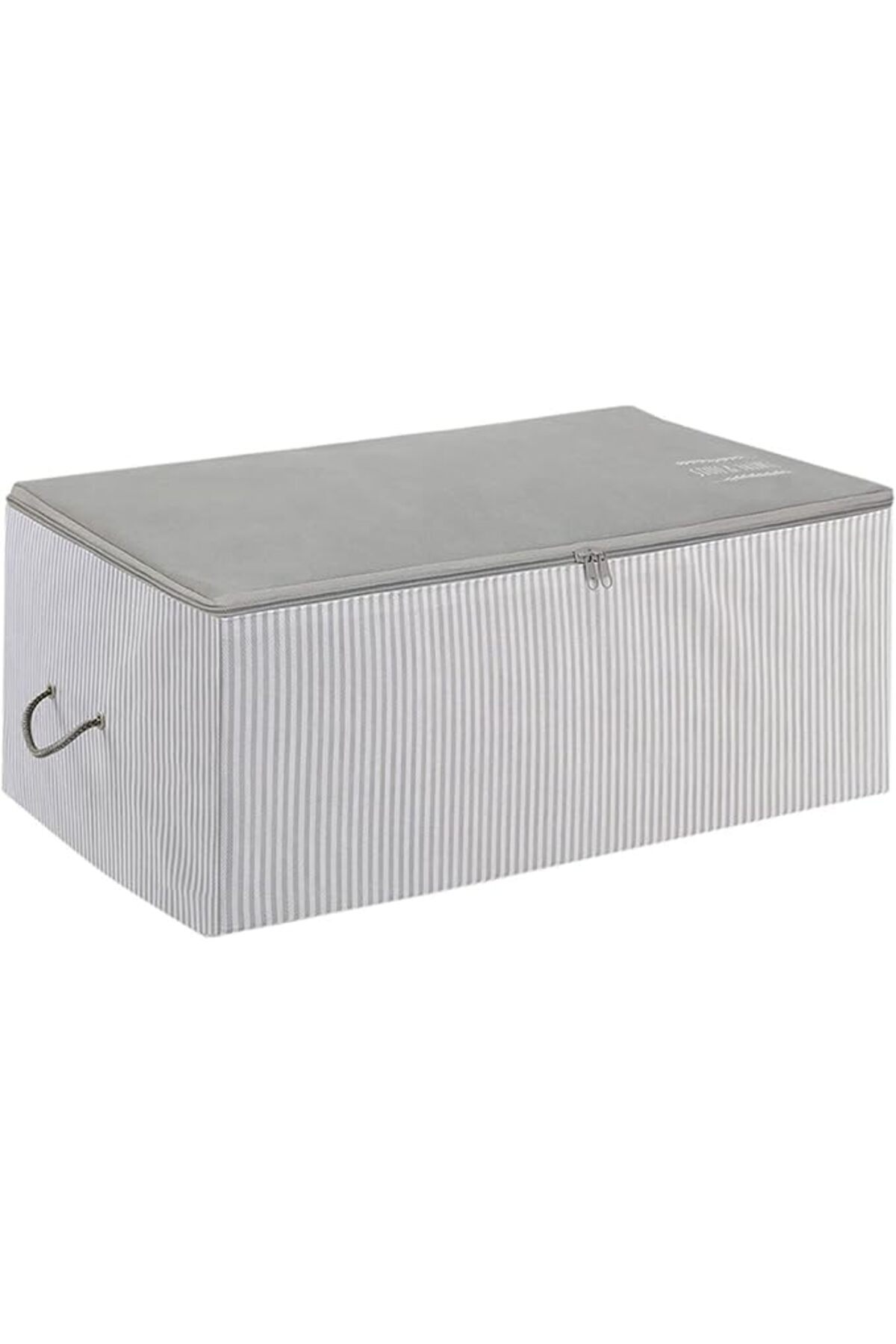 Genel Markalar Home Textile Orta Boy Gri Çizgili Stuff & Things Hurç 52 x 28 x 21 cm