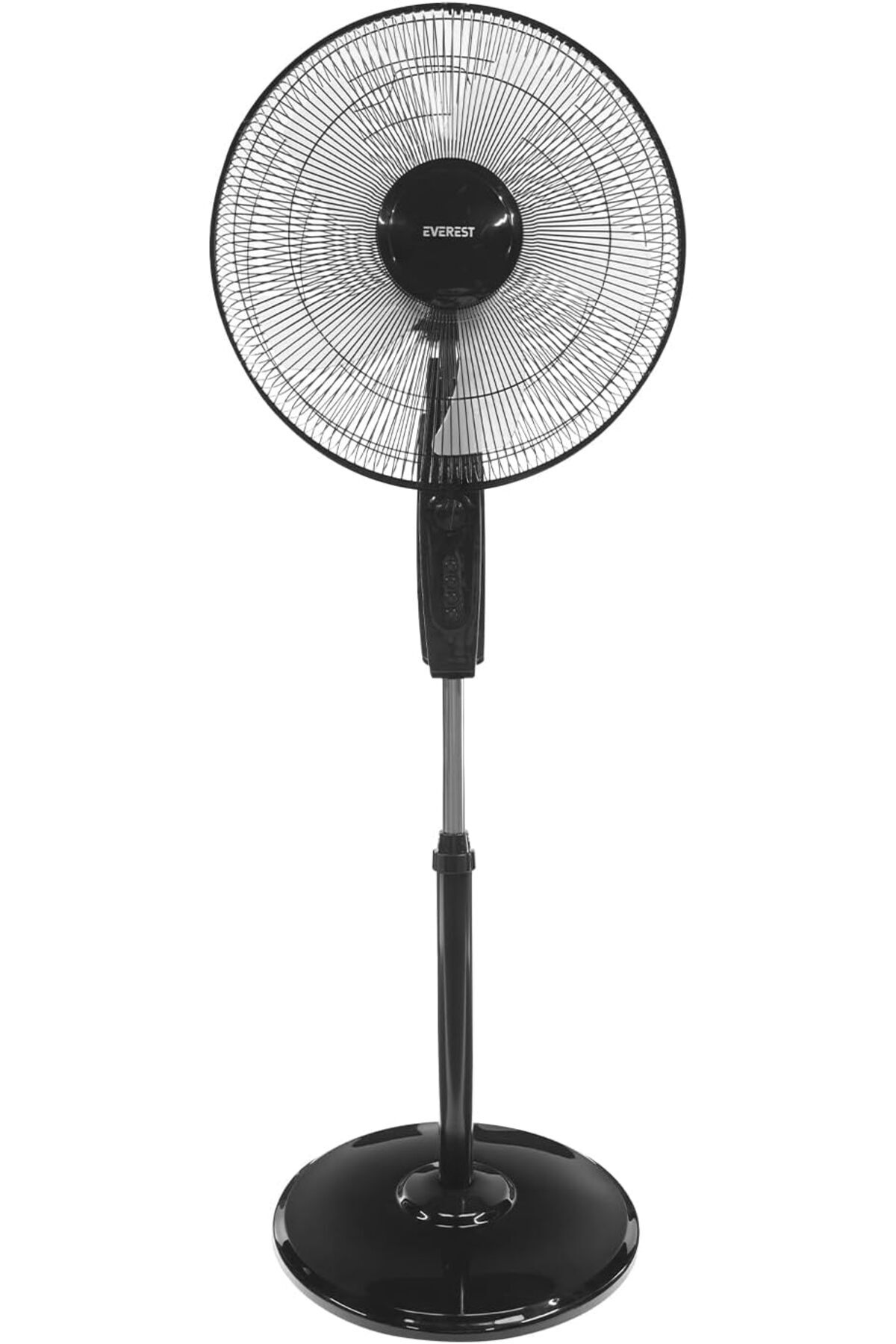 Misda Store FAN11 CoolAir Siyah/Gri 16 45W 5 Kanat 3 Kademe 1200RPM Zaman Ayarlı Vantilatör/Pervanesi