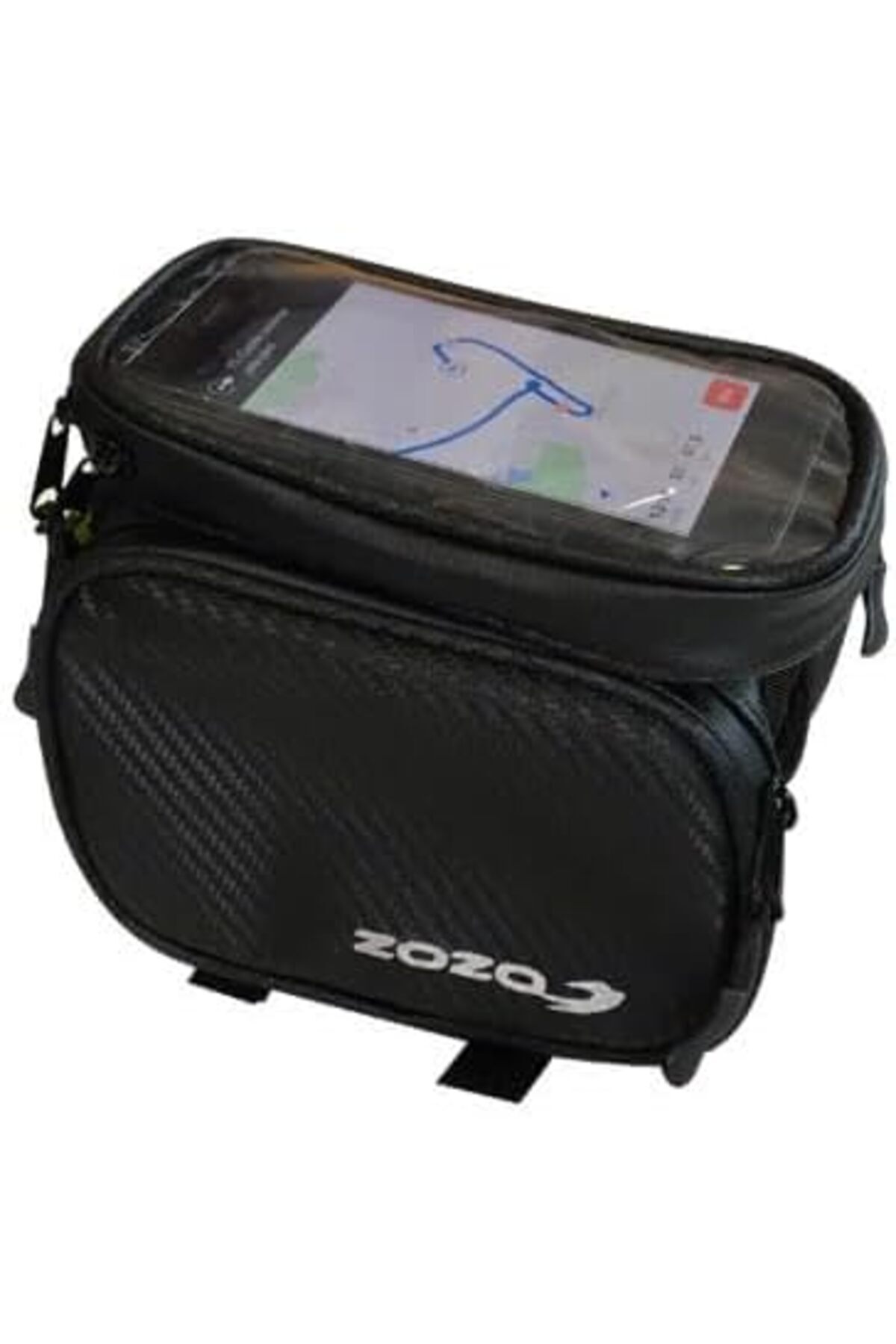 Genel Markalar -" Kadro Üstü Heybe - Su Geçirmez/Telefon Konulabilir - Siyah