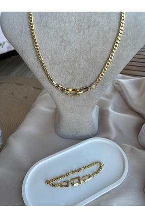 Betymery Aksesuar Xuping Kadın Kolye Set-kuyumcu model paslanmaz Çelik şık ta...