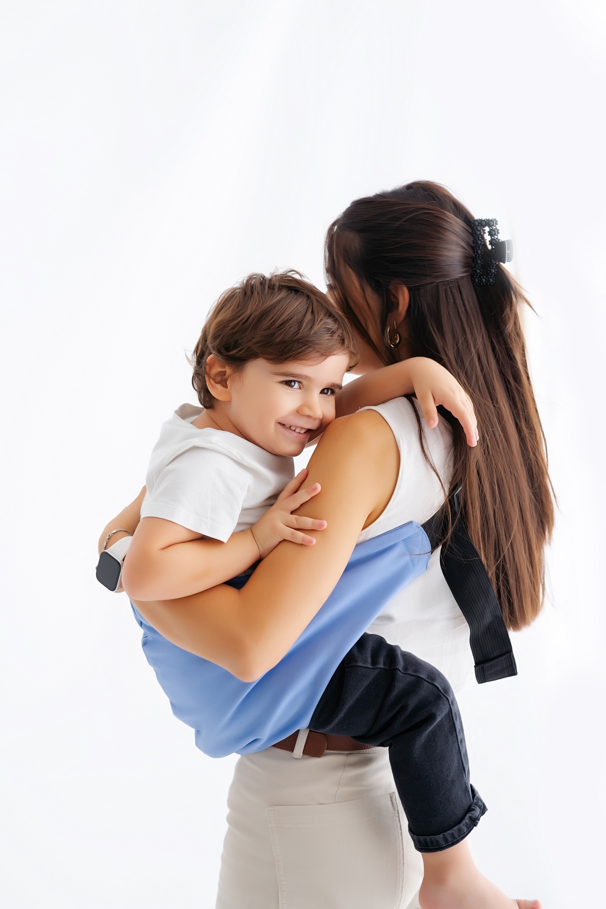 tinytrek Child Carrier-10 Ay-4 Yaş(max 18 kg)Mavi Çocuk Taşıyıcı|Ana Kucağı-Sling-Yan Sling fotoğrafı 5 (önizleme)