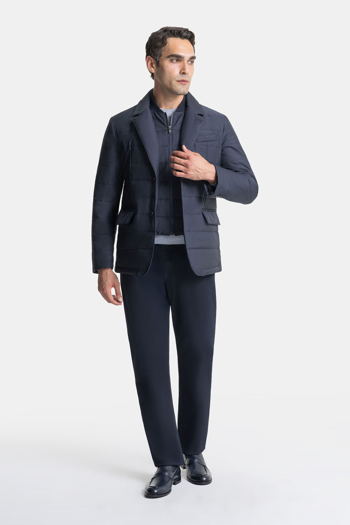 W Collection FERMUARLI LACİVERT MONT görsel 5