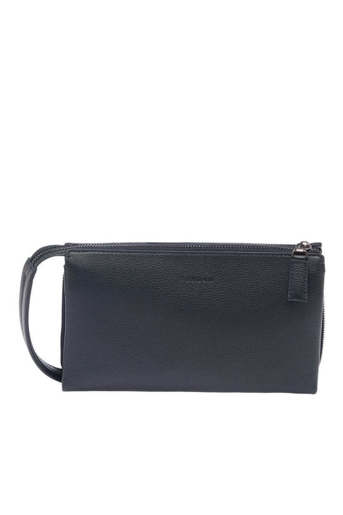 Tergan Lacivert Hakiki Deri Erkek Portföy Çantası - S1PC00021138-X86 görsel 3