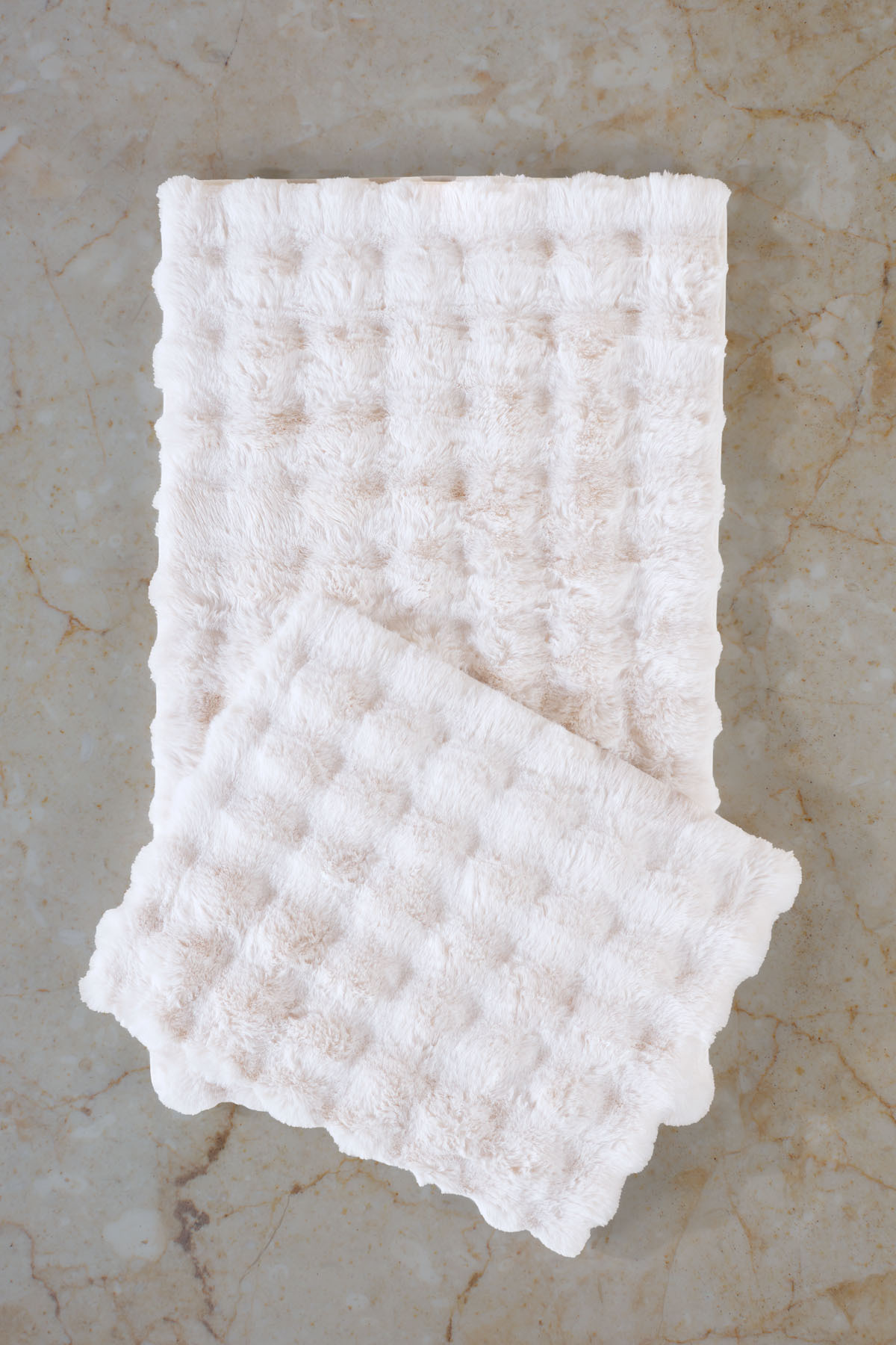 Elart Toffy Paspas Takımı (60x100 cm) Krem