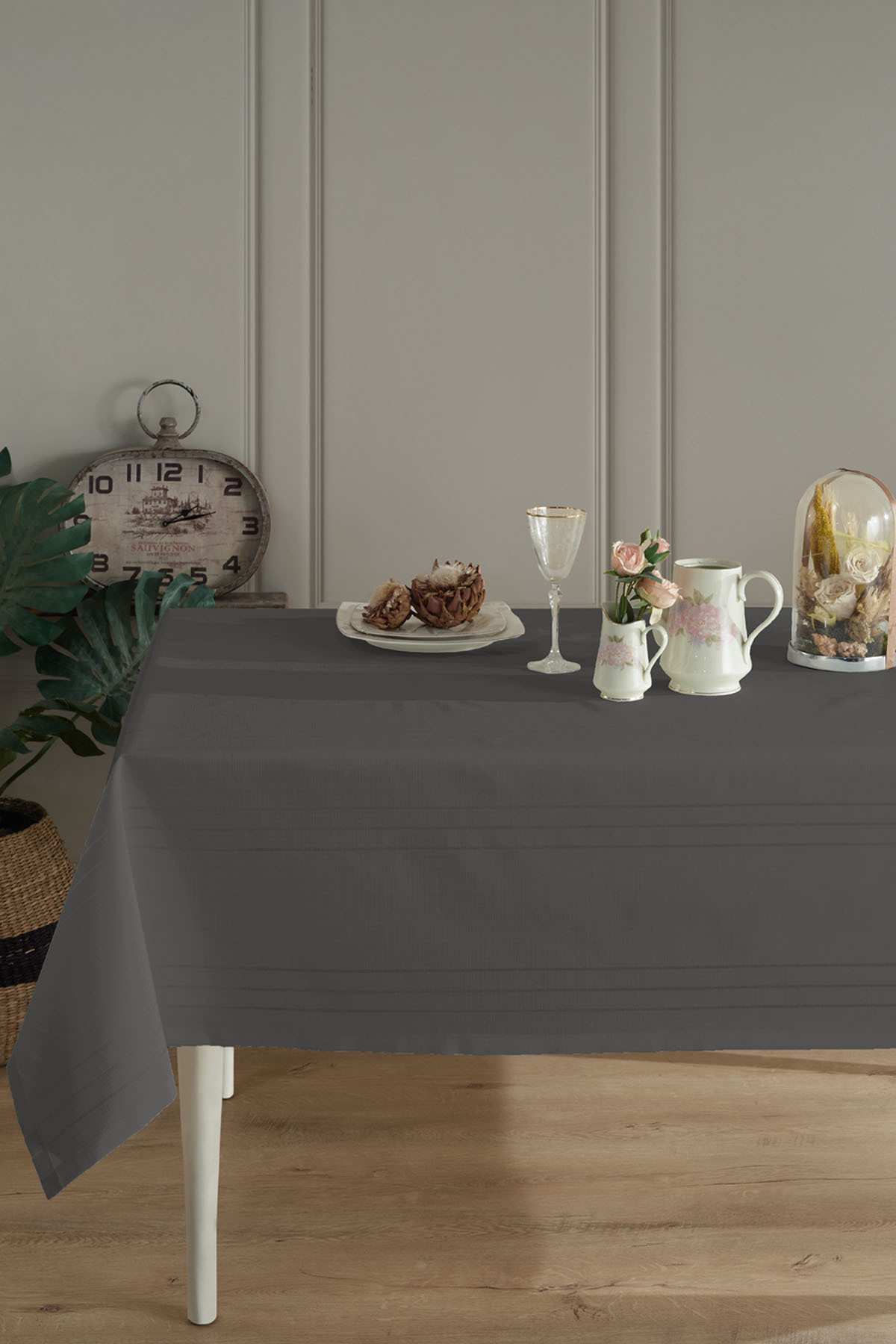 Elart Dream Masa Örtüsü Dertsiz (160x220 cm) Antrasit