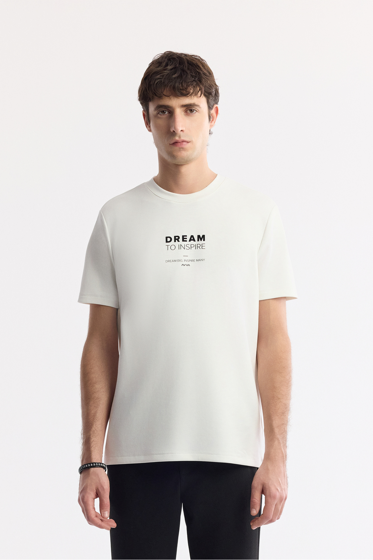 Avva  Erkek Siyah Beli Lastikli Bi-Stretch Chino Slim Fit Pantolon B003033 - Görsel 6