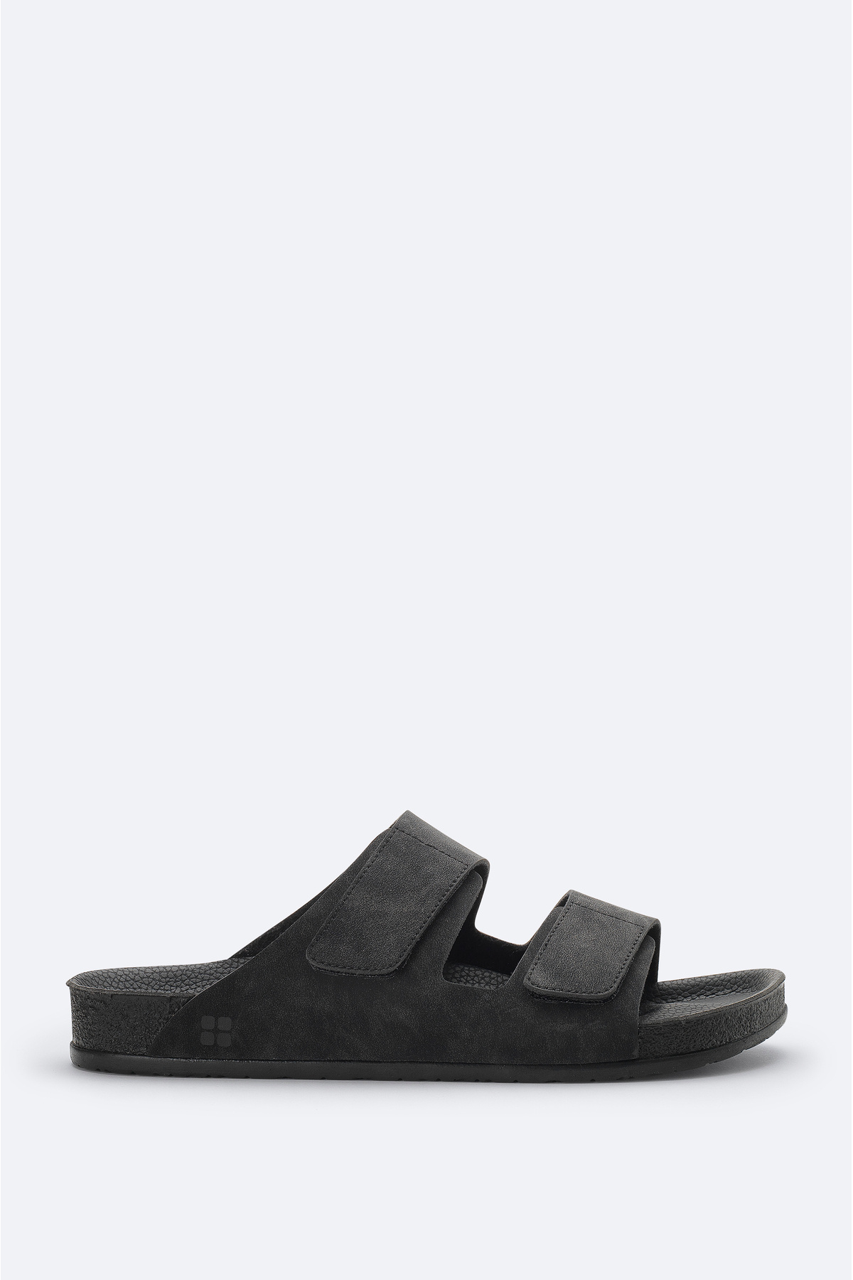 Avva Erkek Siyah Çift Bantlı Hafif Rahat Taban Sandalet Terlik A51Y8301