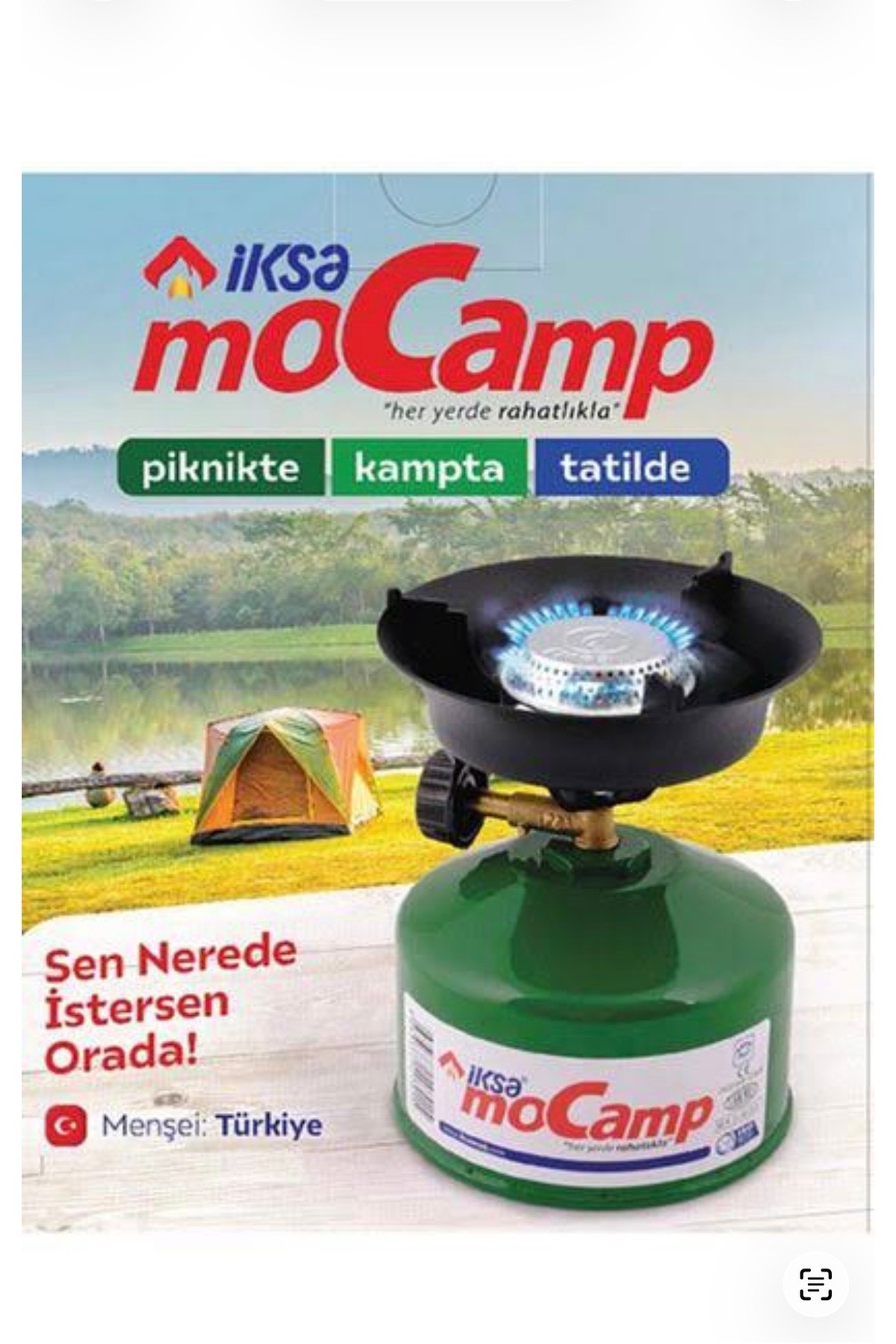 İksa Mocamp Mini Kamp Tüpü Ocağı Yeşil