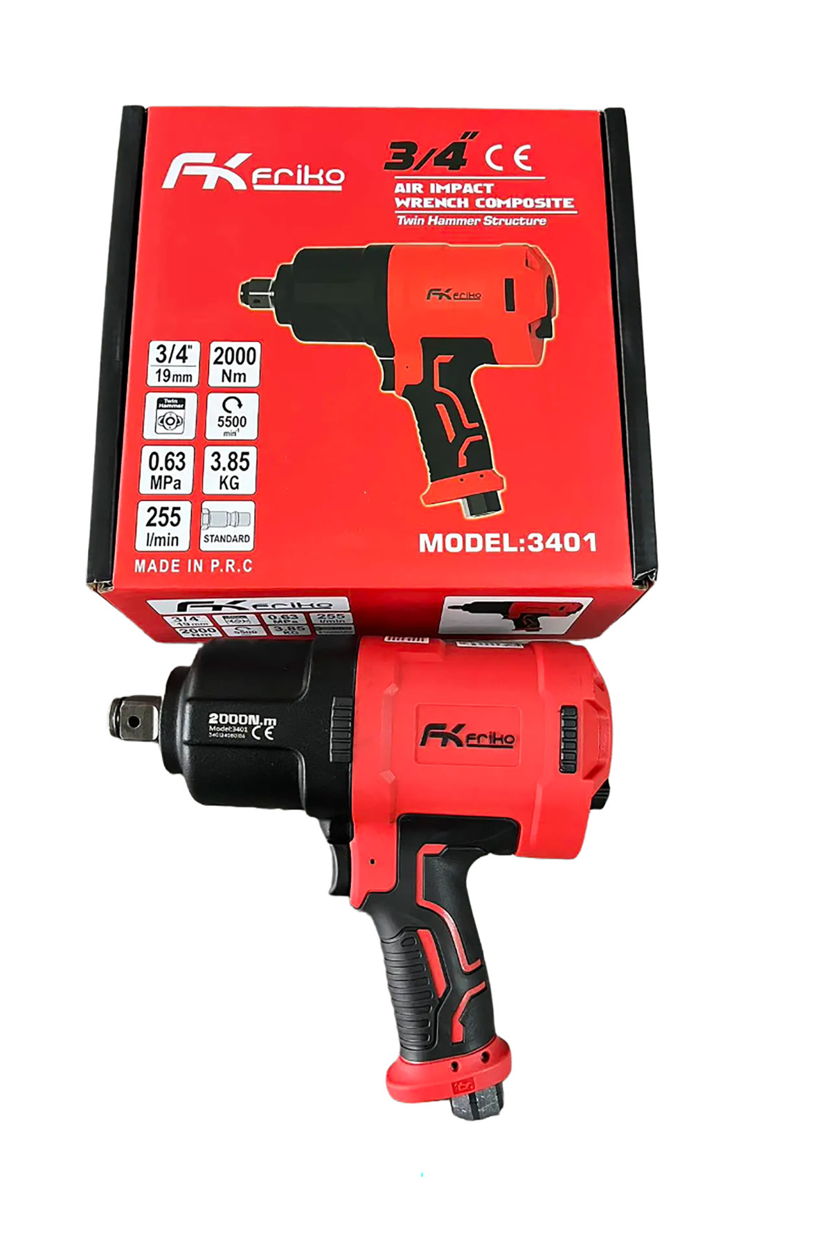 Genel Markalar FK 3/4 Havalı Somun Sökme Sıkma Tabancası 2000Nm