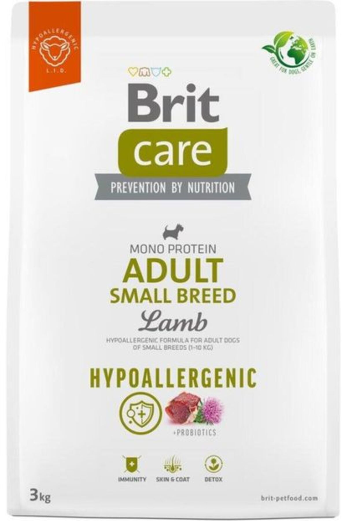 Brit Care Hipoalerjenik Kuzulu ve Pirinçli Küçük Irk Yetişkin Köpek Maması 3 Kg - Fiyatı, Yorumları