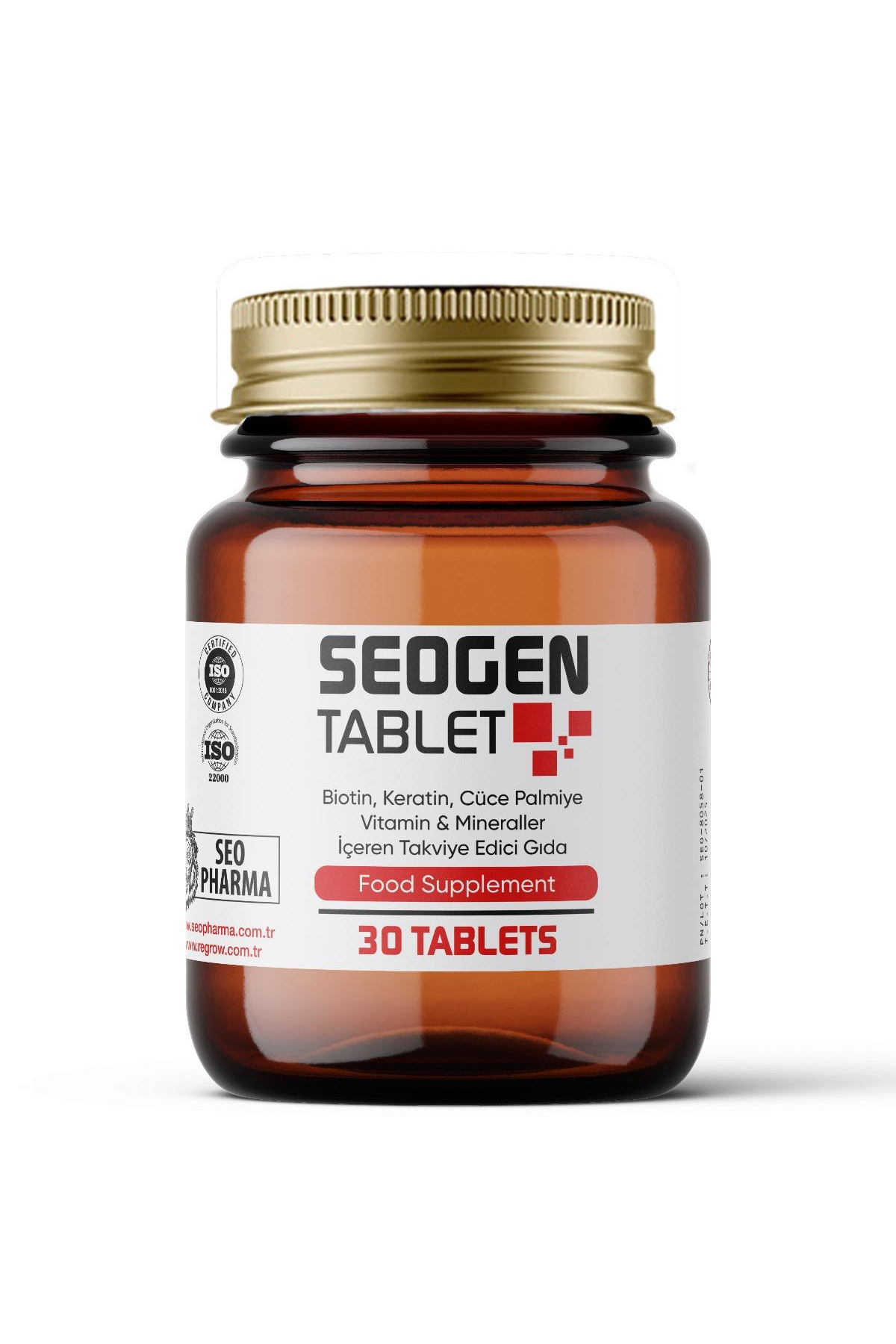seogen Saç Ekimi Sonrası Vitamin - 30'lu Tablet (1 Aylık)