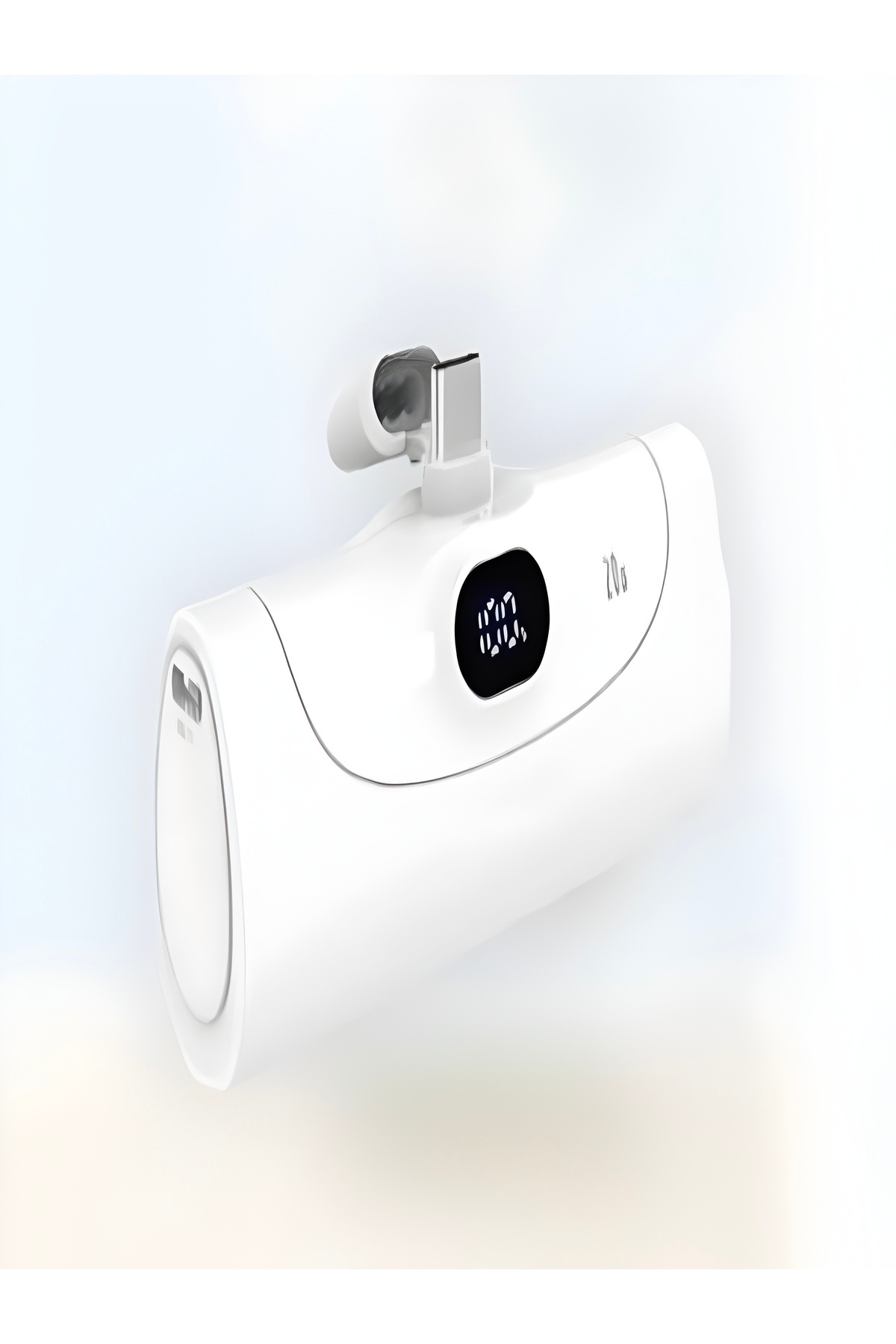 ÇELİKWORK FP07 5000mAh Powerbank – Type-C 20W Hızlı Şarj, Taşınabilir Mini LCD Ekranlı Telefon Bataryası