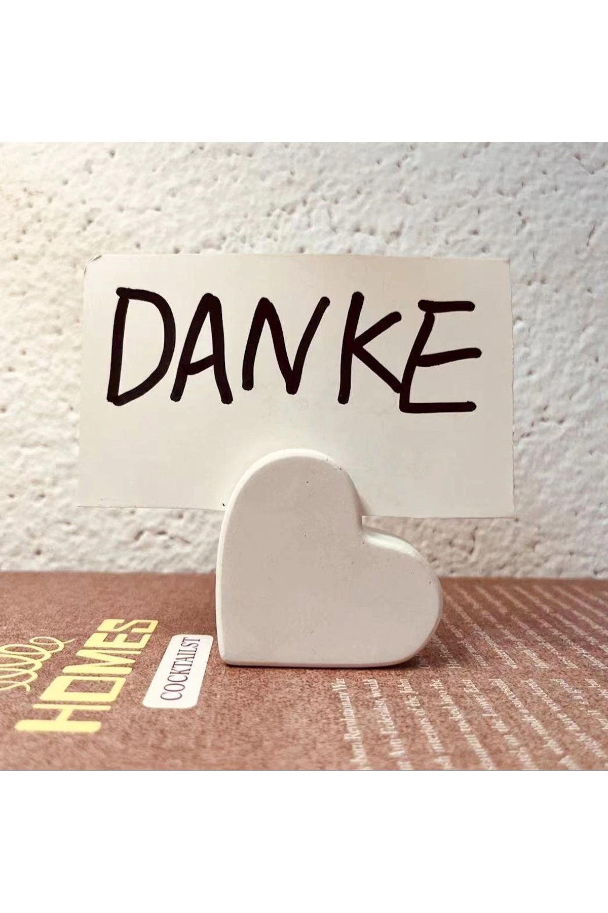 Rota Hediyelik Kalp Notluk, Fotoğraf Ve Kart Tutucu, Not Tutucu Düğün Isim Tutucu Sevgililer Günü Hediye