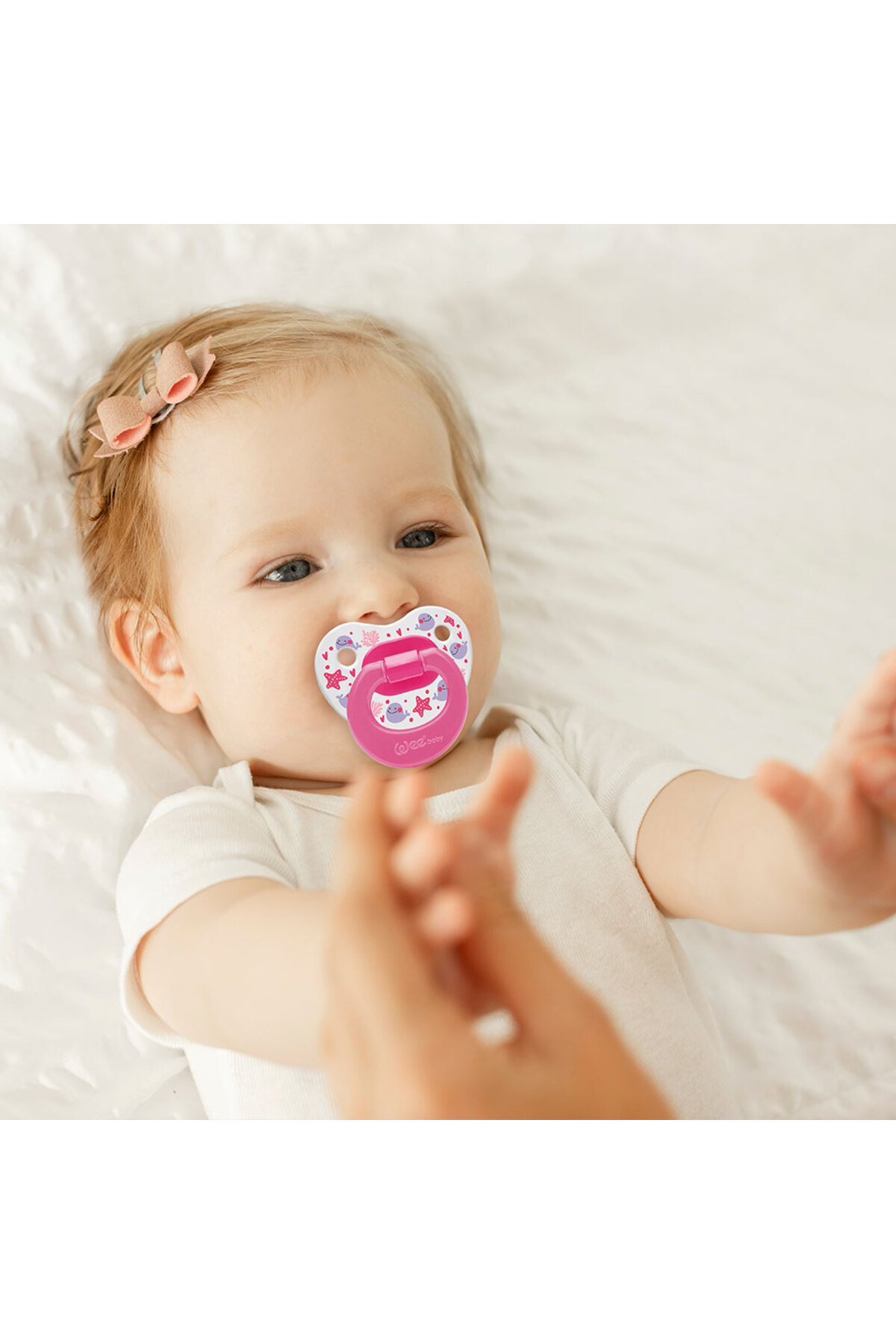 Wee Baby 2’li Damaklı Emzik No:3 - KIZ fotoğrafı 6 (önizleme)