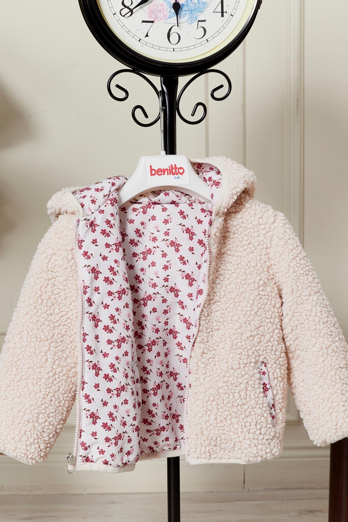 Benittokids Çift Taraflı Kız Bebek Çocuk Mont 51344 fotoğrafı 7 (önizleme)