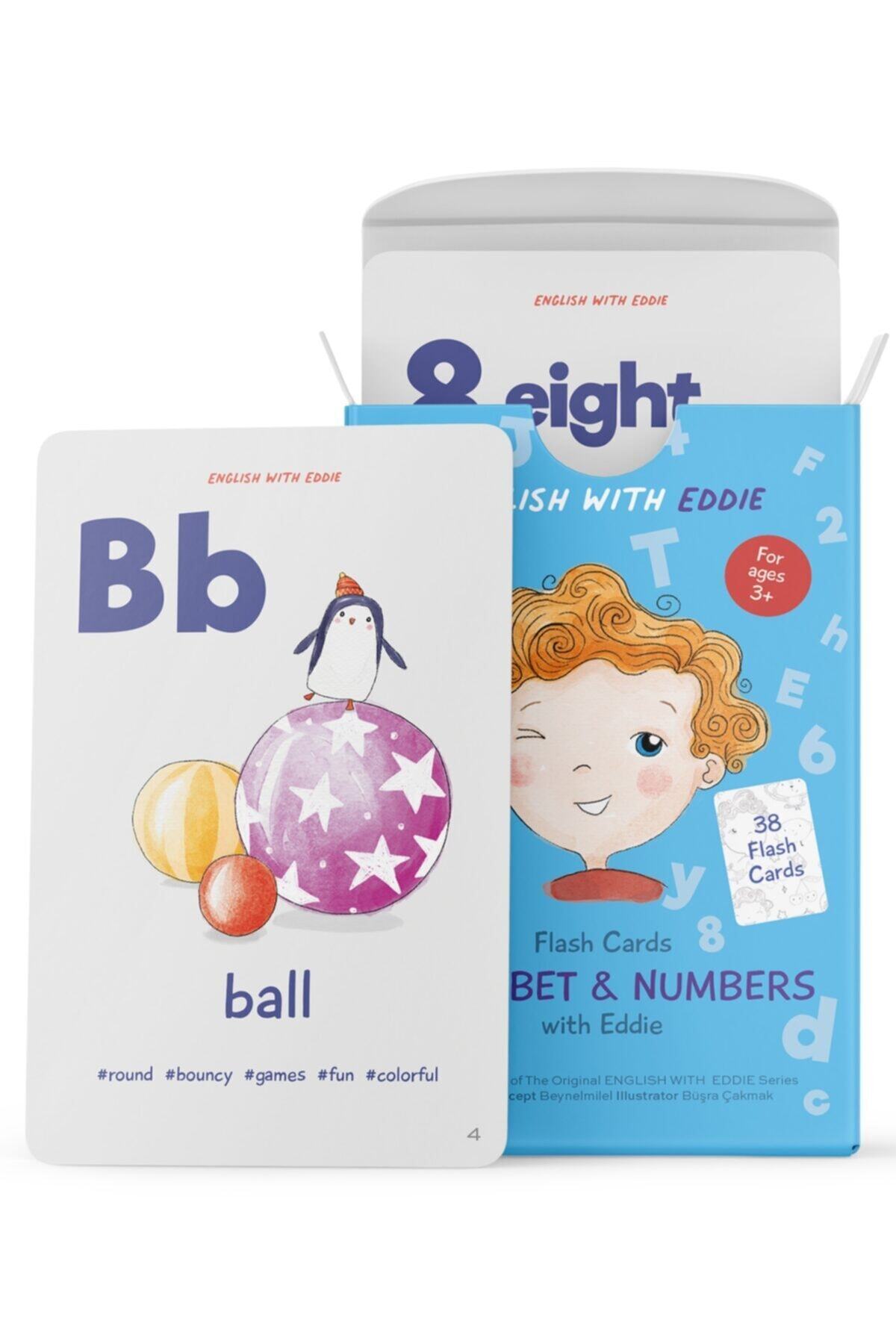 ENGLISH WITH EDDIE Flash Cards Alphabet & Numbers With Eddie