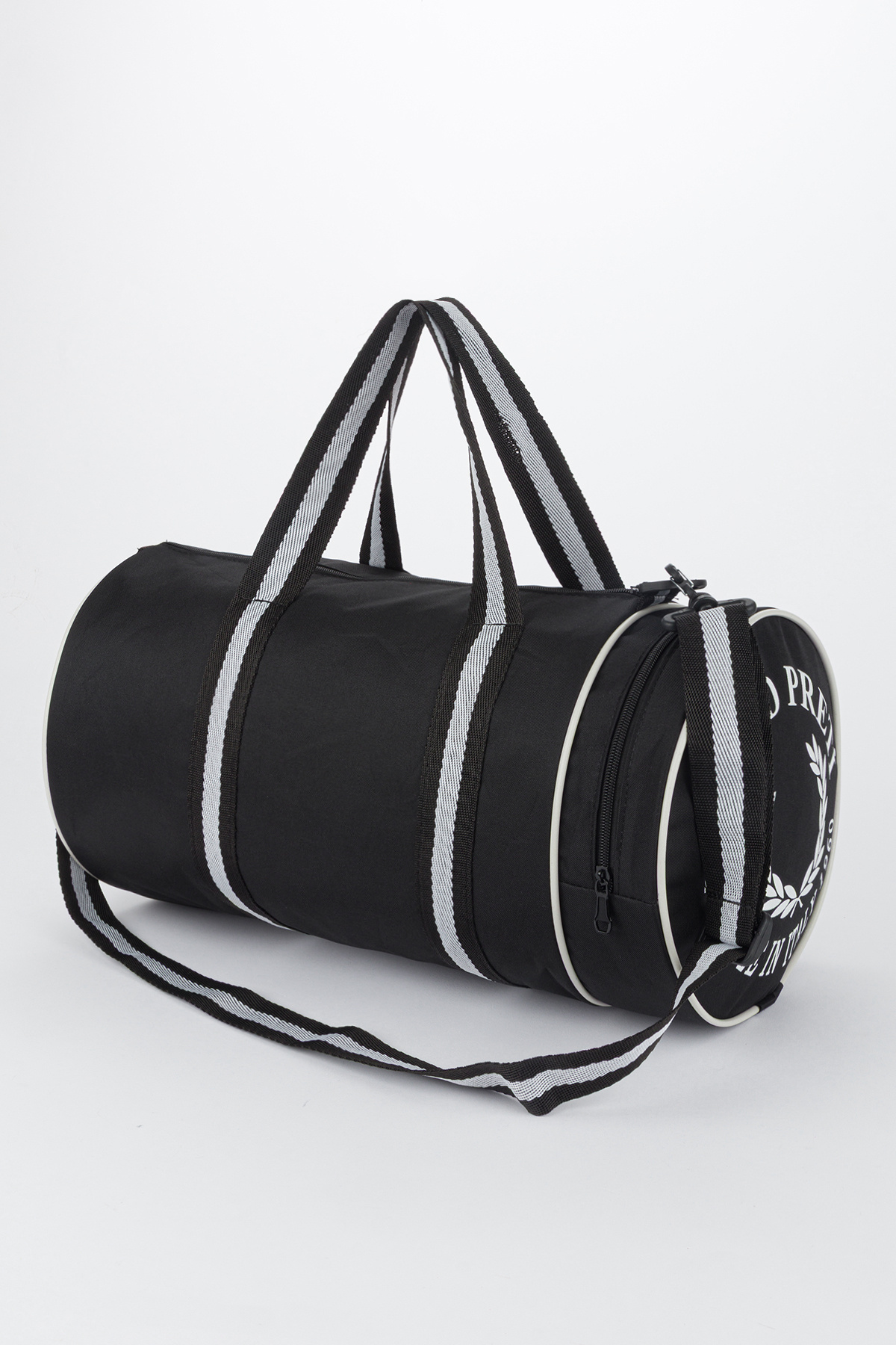 Butik  Silindir Sporcu Çantası Siyah Omuz Askılı Fitness Sp - Görsel 5