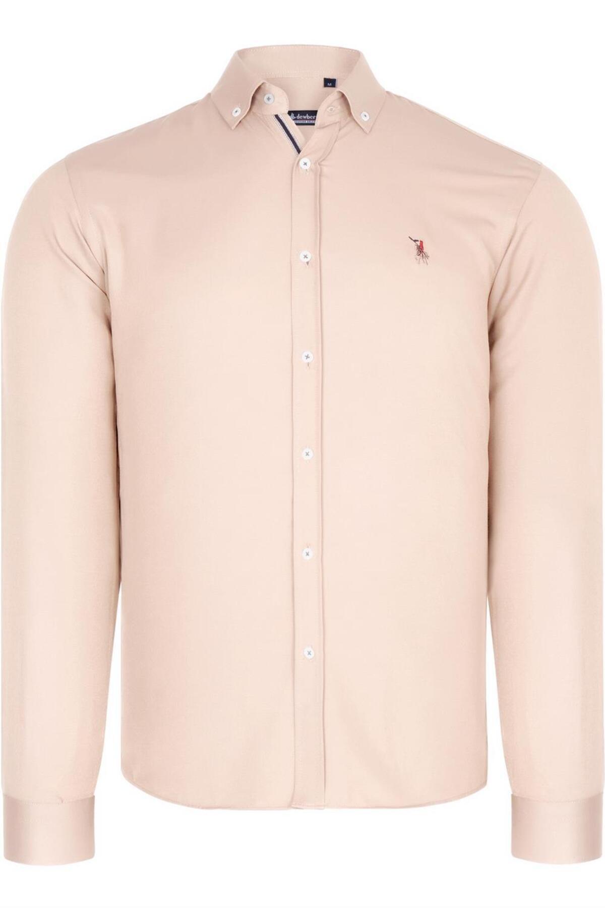 دوبری پیراهن مردانه G674 DEWBERRY - بژ