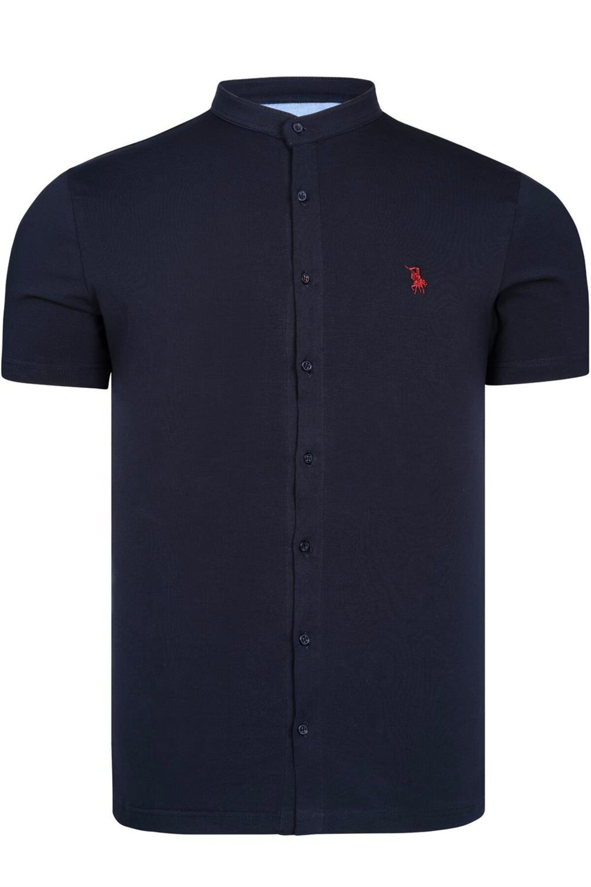 دوبری پیراهن لاغر مردانه DEWBERRY T8597 - NAVY