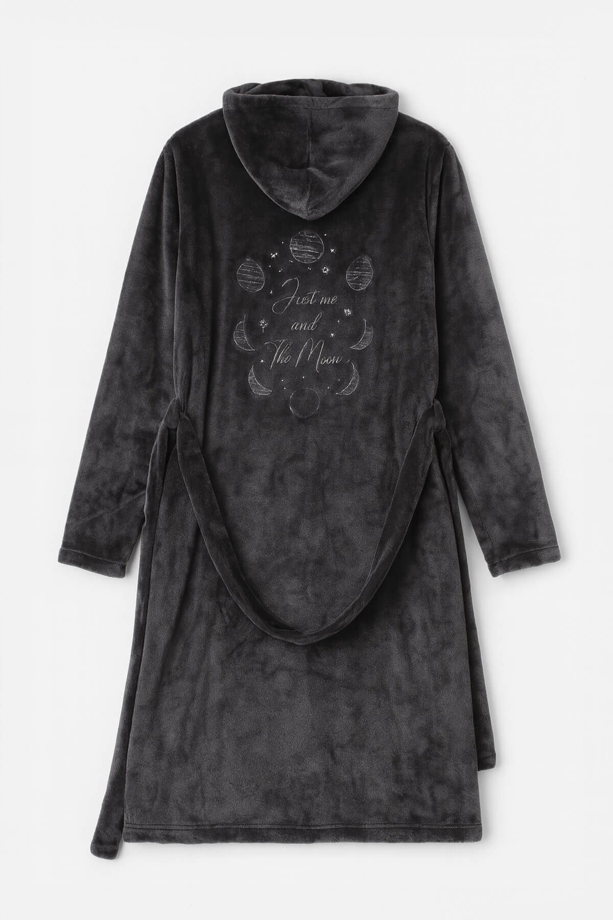 MARKAPIA WOMAN Női kapucnis, puha bársony textúrájú pongyola