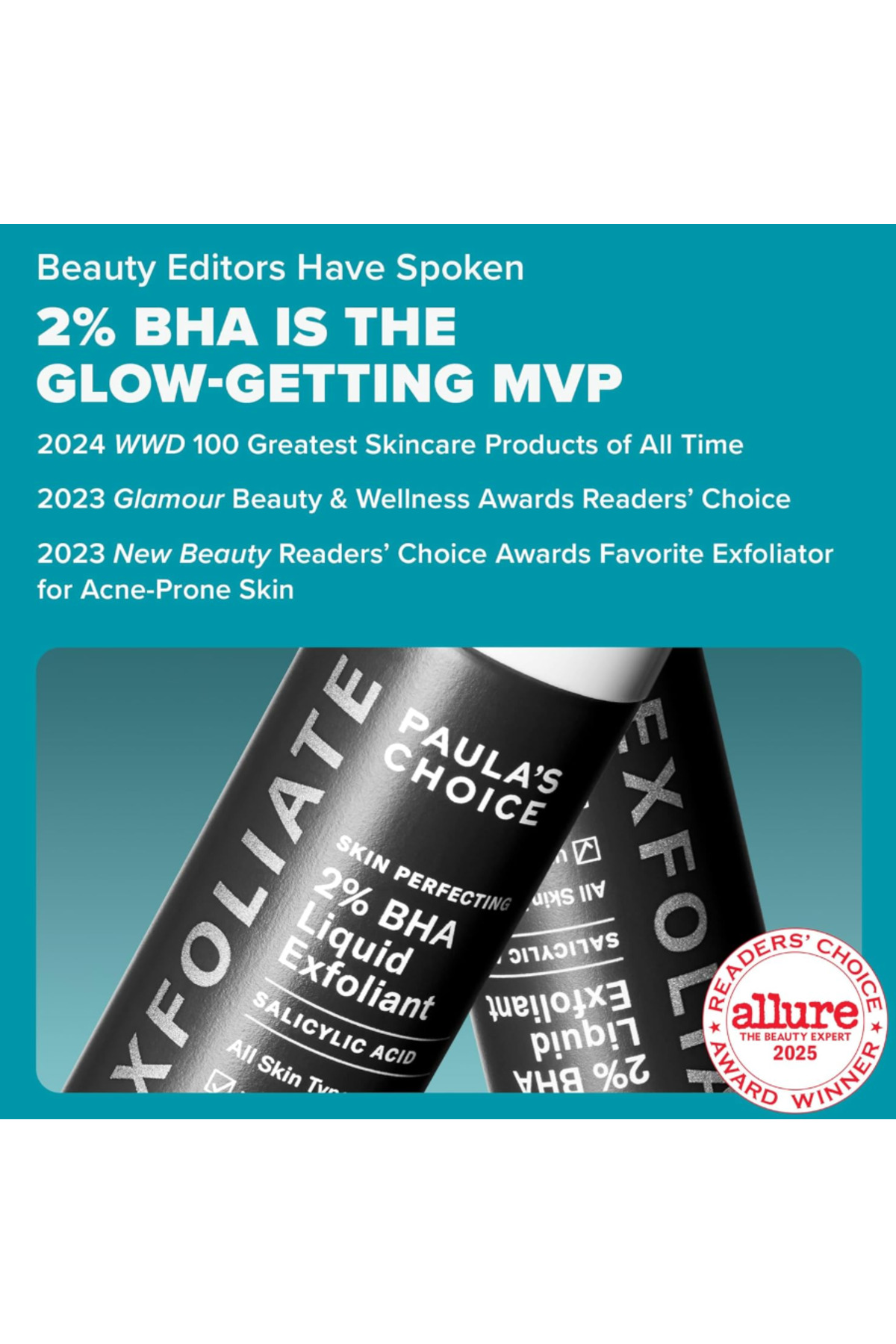 Skin Perfecting 2% BHA Liquid Salicylic Acid Exfoliant, Gentle Facial Exfoliator for Blackheads 1fl Supplements, — gh6tgf — تصویر 7 از 7