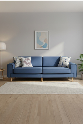 Rolivs Mokka Üçlü Koltuk-Kadife