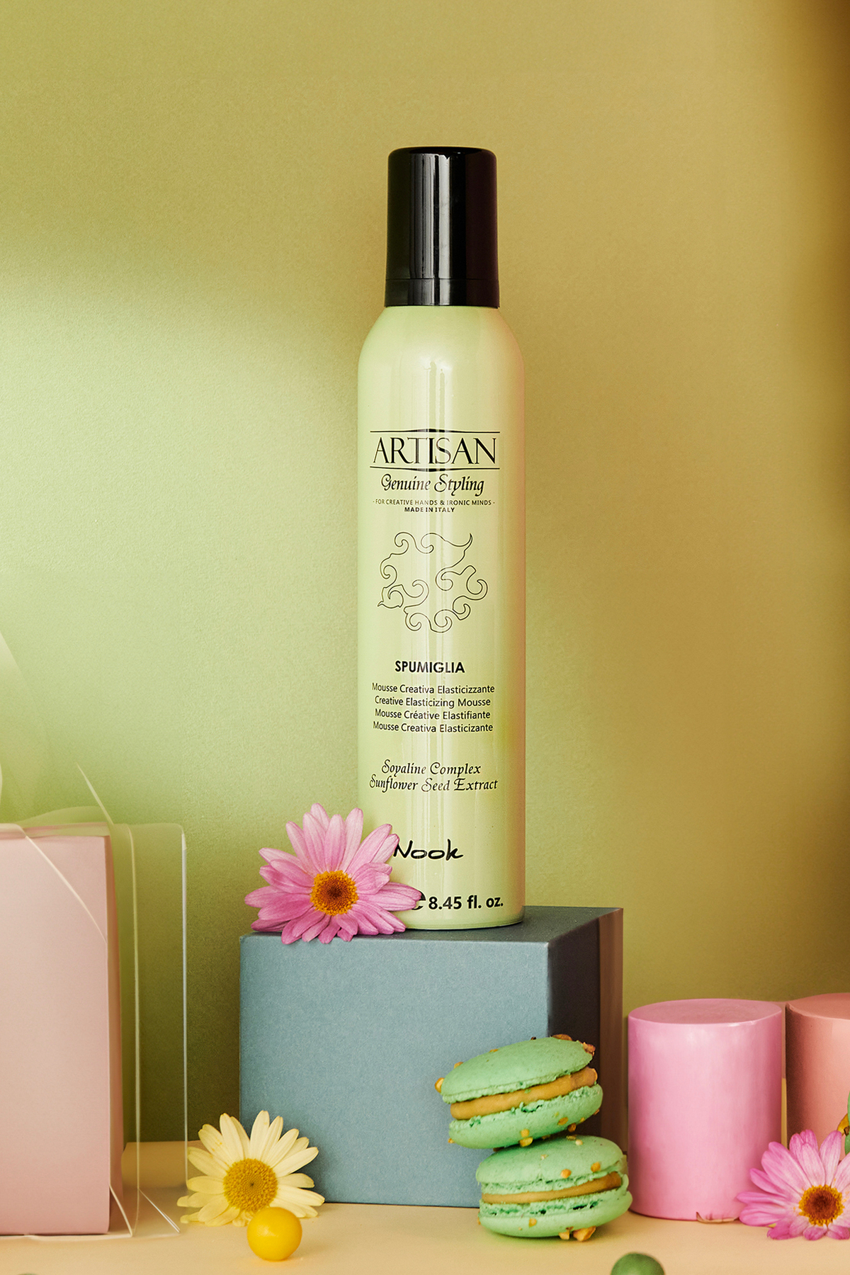 Nook Artisan Kıvırcık Saçlar İçin Proteinli Bukle Belirginleştirici Elastiklik Veren Saç Köpüğü 250ml — MXSTY-01314