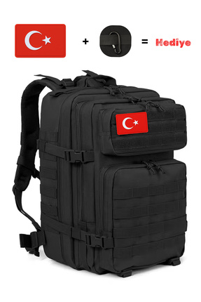 visees Askeri Taktik Büyük Sırt Çantası - Lüks Dağcı Çantası - Peç Hediyeli