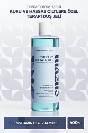 ENZYM COSMETICS Kuru Ve Hassas Ciltlere Özel Terapi Duş Jeli 400 ml