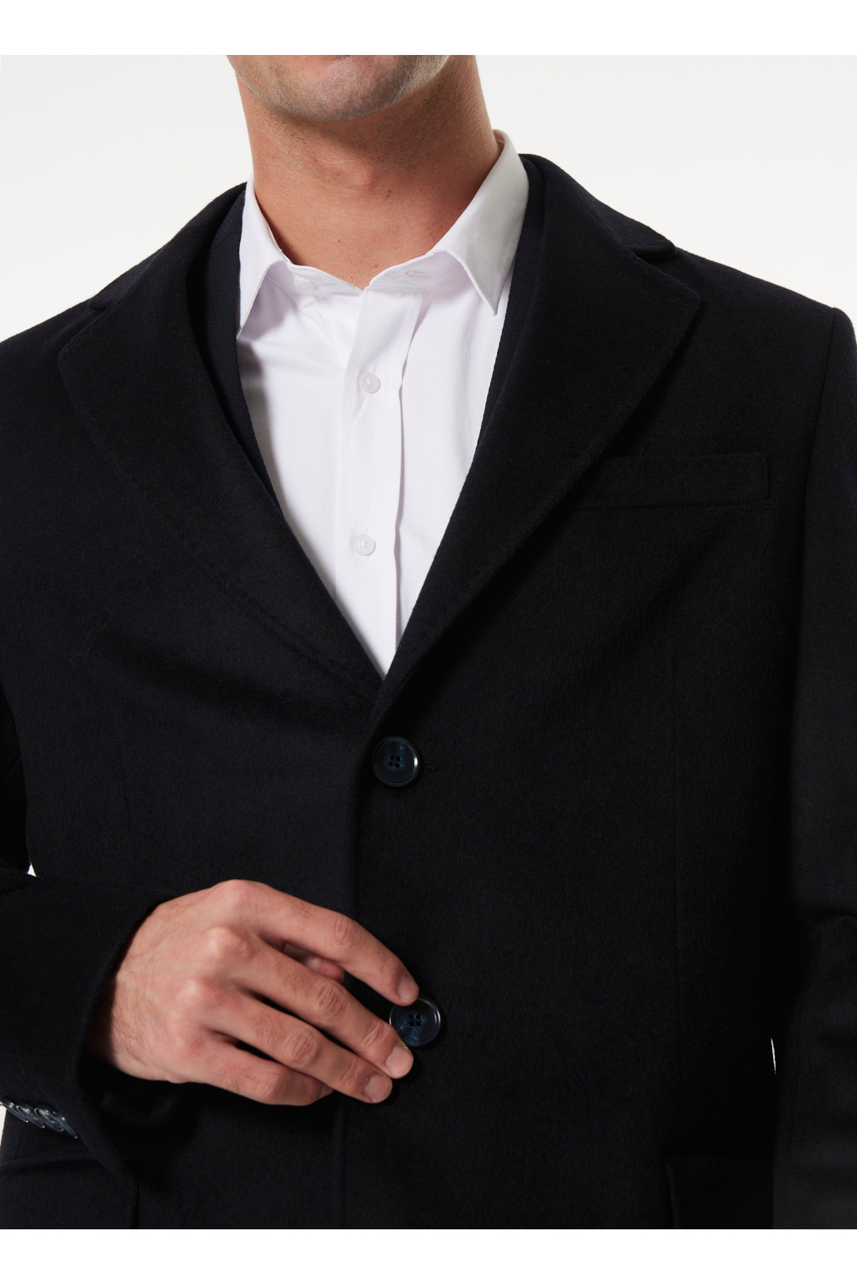 FABRIKA COMFORT  Lacivert Erkek Palto FC4WM-PLT 2959 - Görsel 5