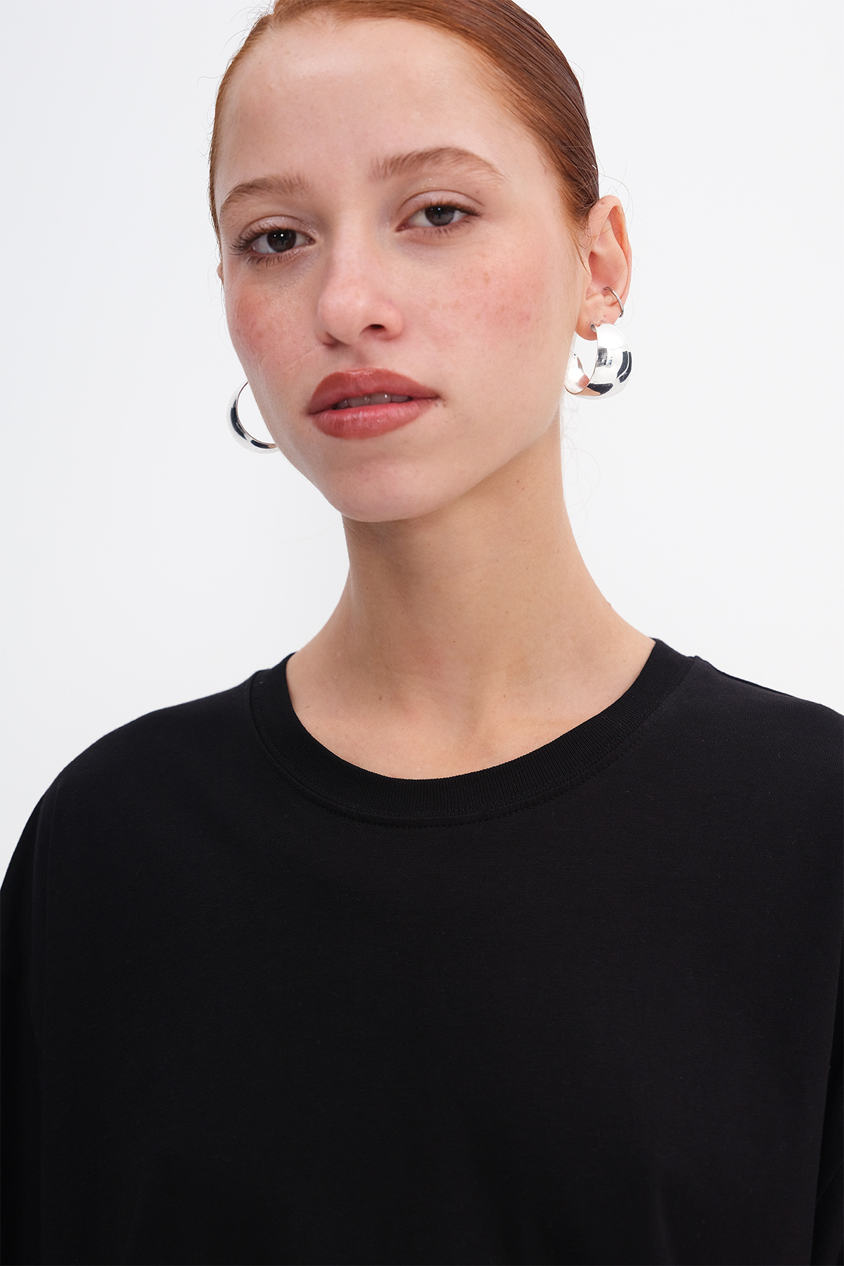 Addax  Bisiklet Yaka Basic T-shirt P10111-D7 - Görsel 2