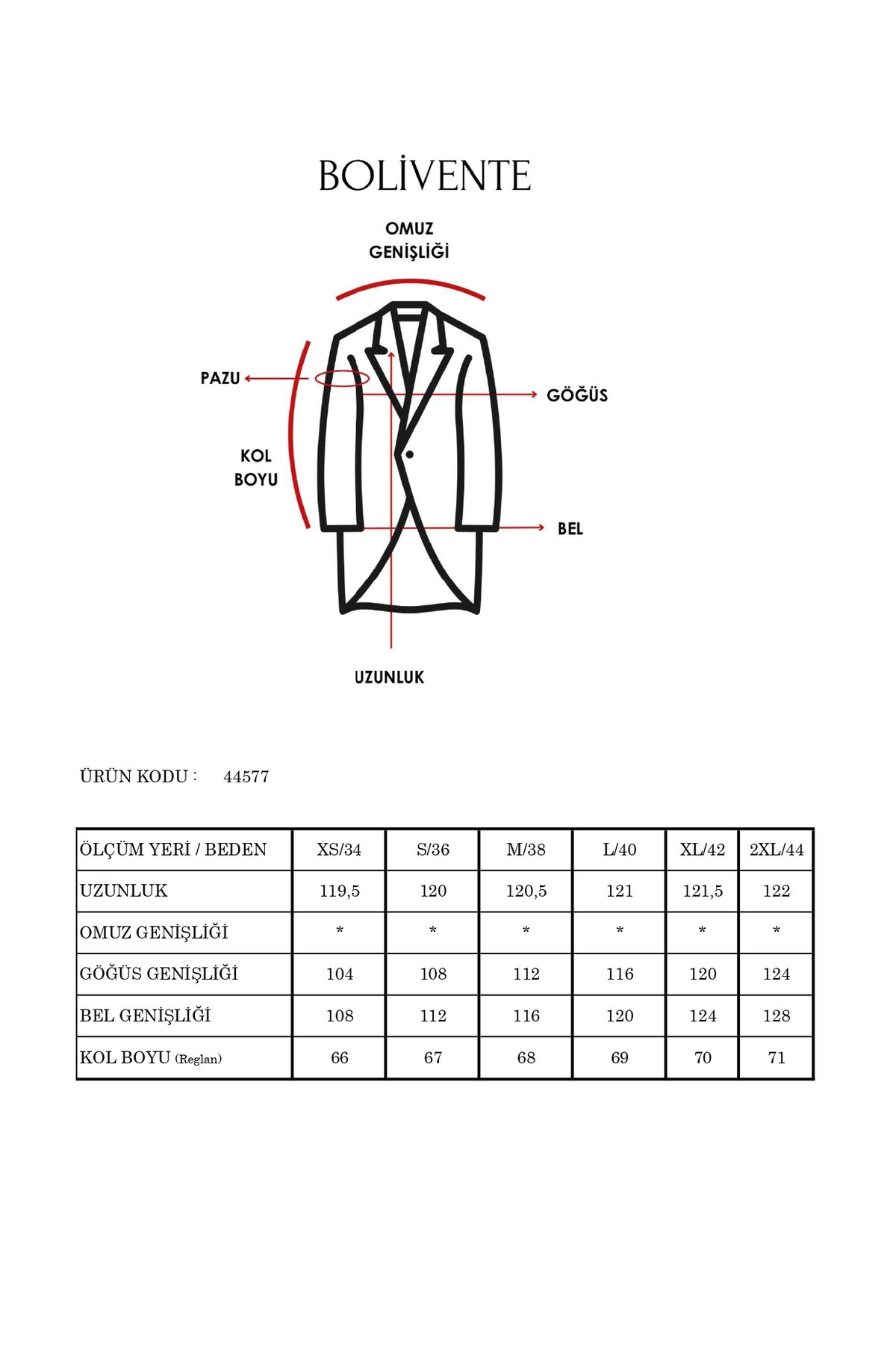 Bolivente  Kuşaklı Oversize Kaşe Kaban - Görsel 3