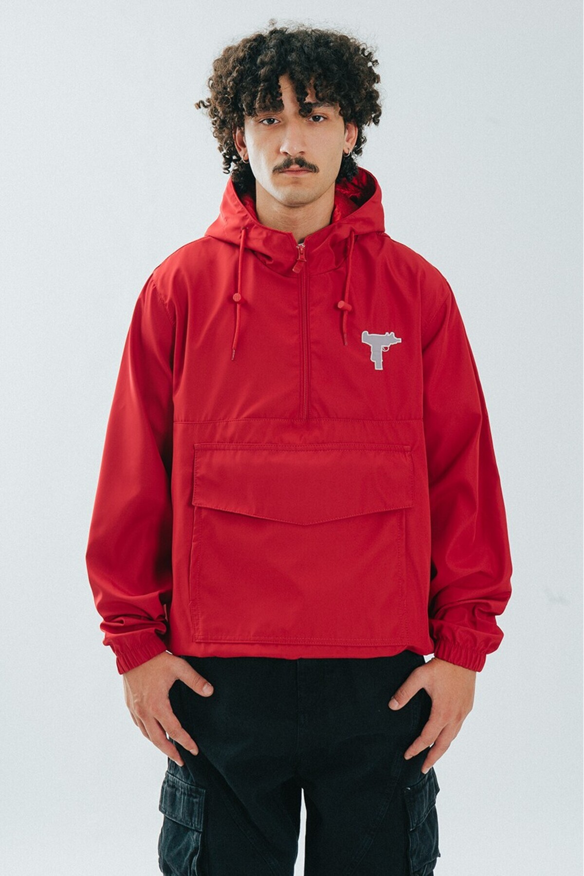 O*i様 8gshootQUILTING PULLOVER JACKET & P No Future Street Style Uzi Half Zip Erkek Ceket Yağmurluk NF0314KZ